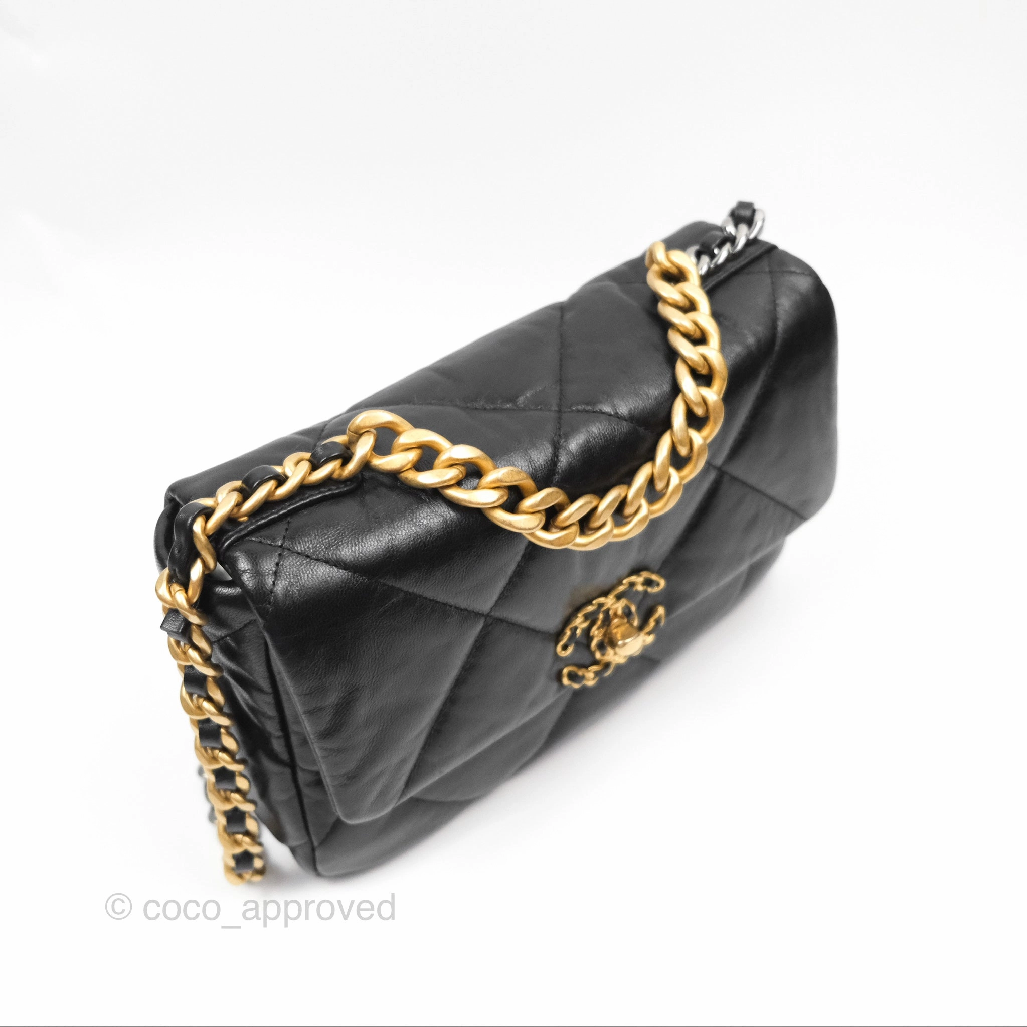 Chanel 19 Small Black Mixed Hardware