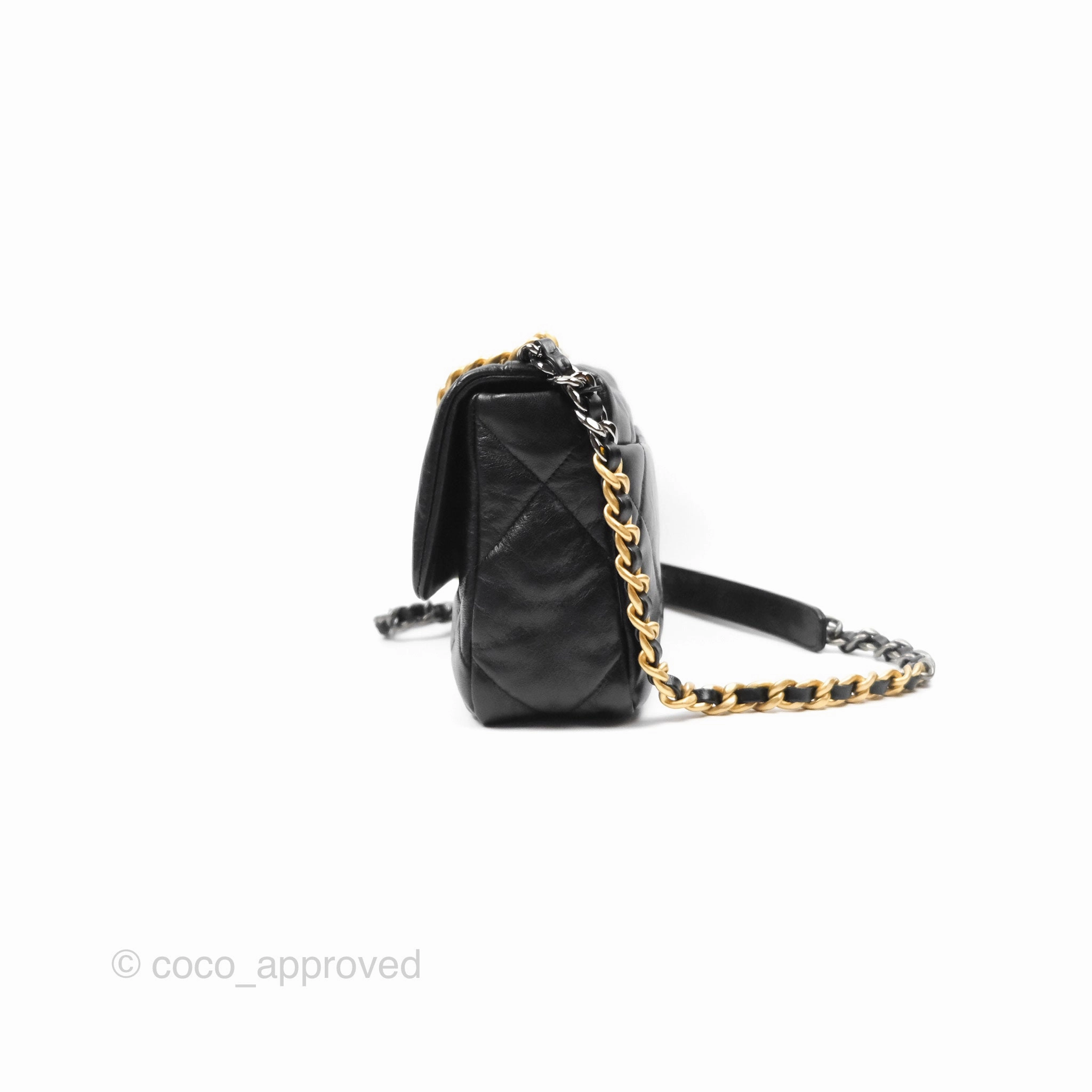 Chanel 19 Small Black Mixed Hardware