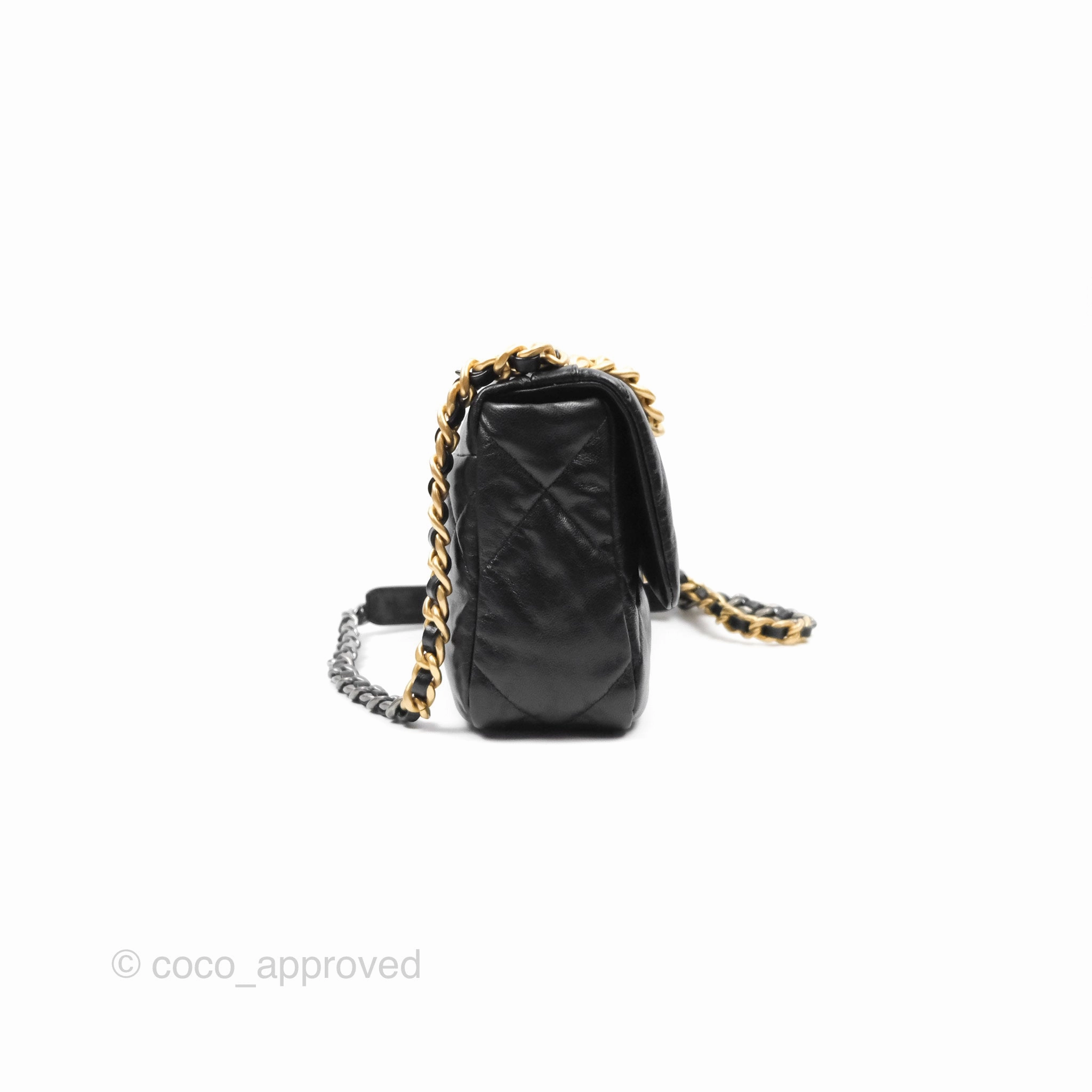 Chanel 19 Small Black Mixed Hardware