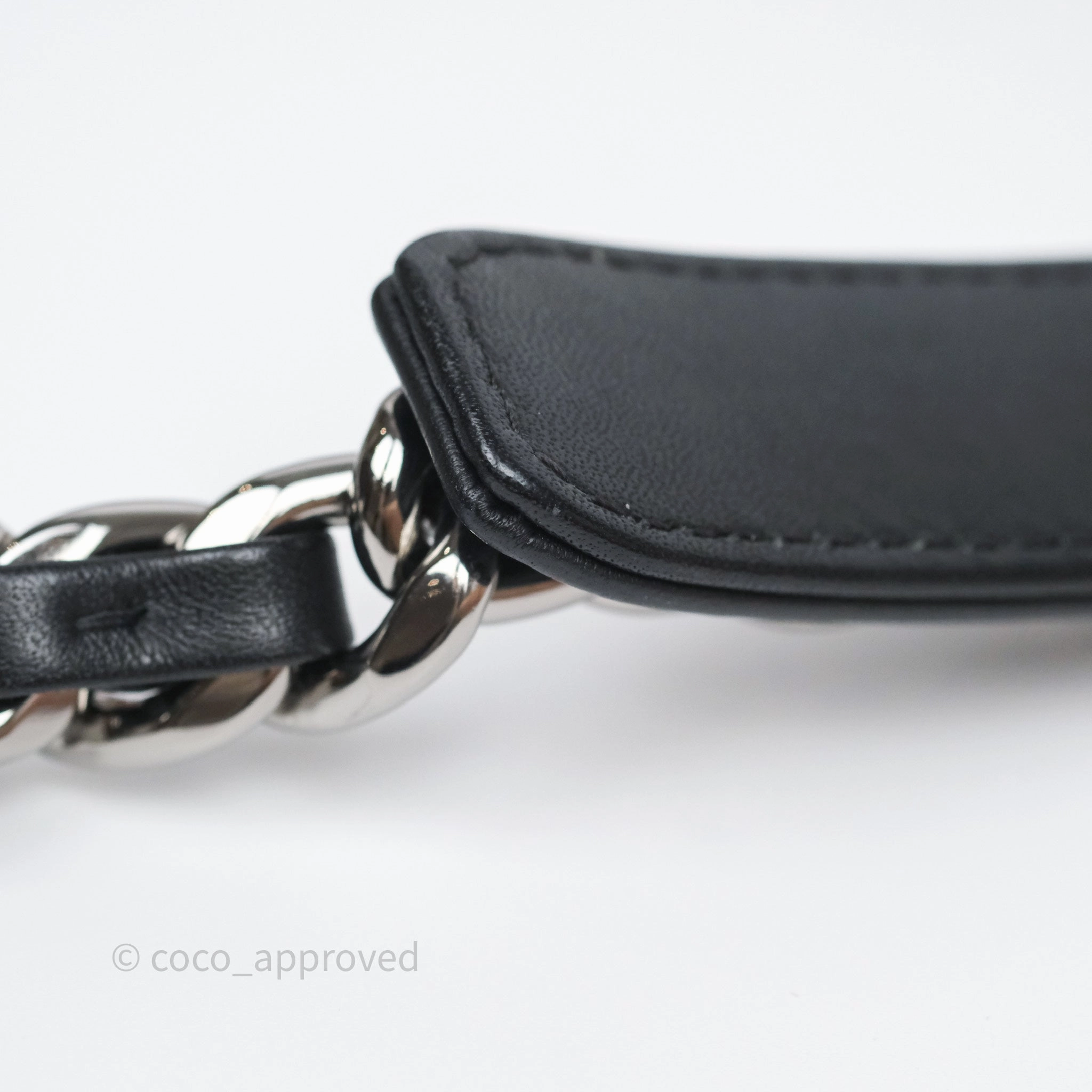 Chanel 19 Small Black Multicolor Fabric Printed Mixed Hardware