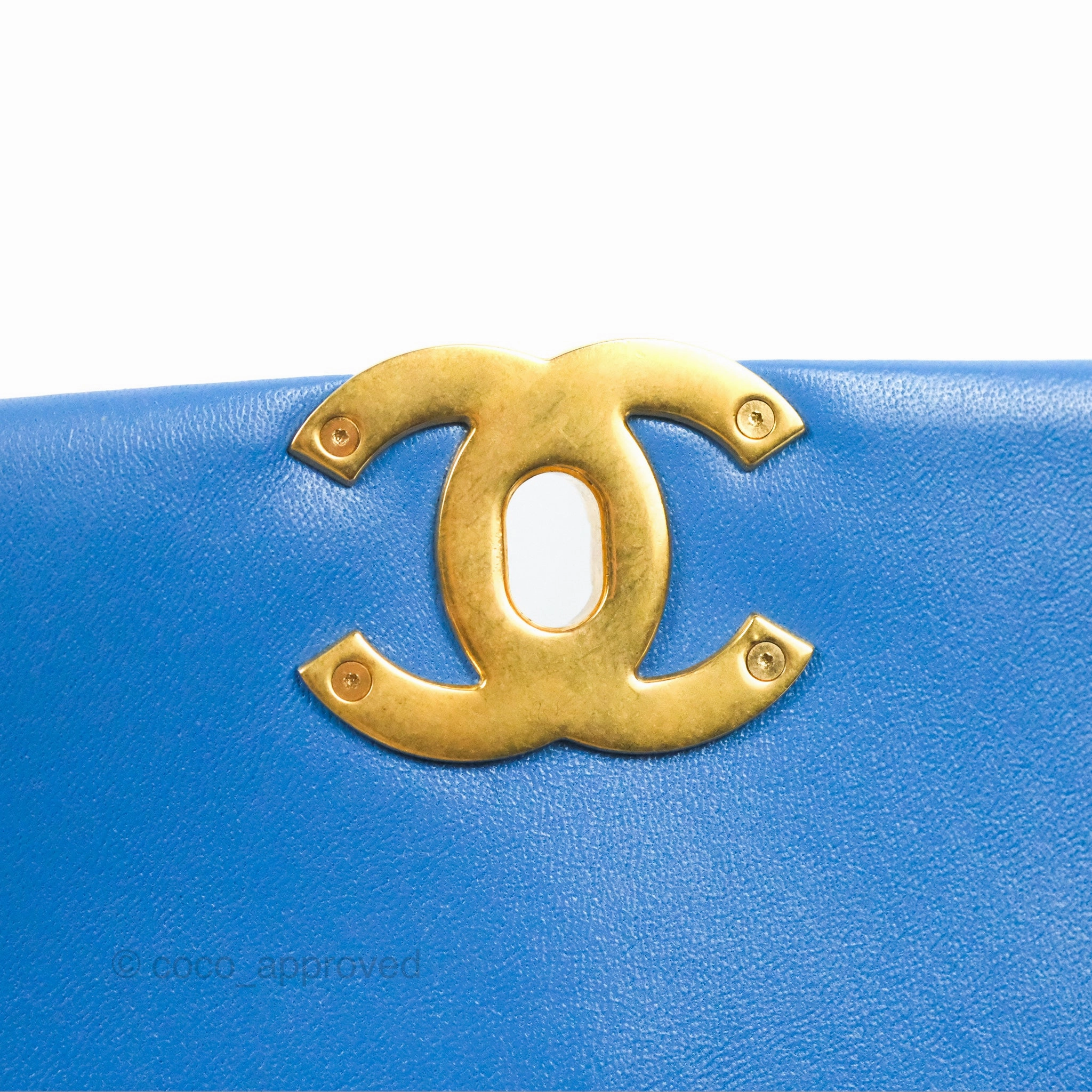 Chanel 19 Small Blue Mixed Hardware