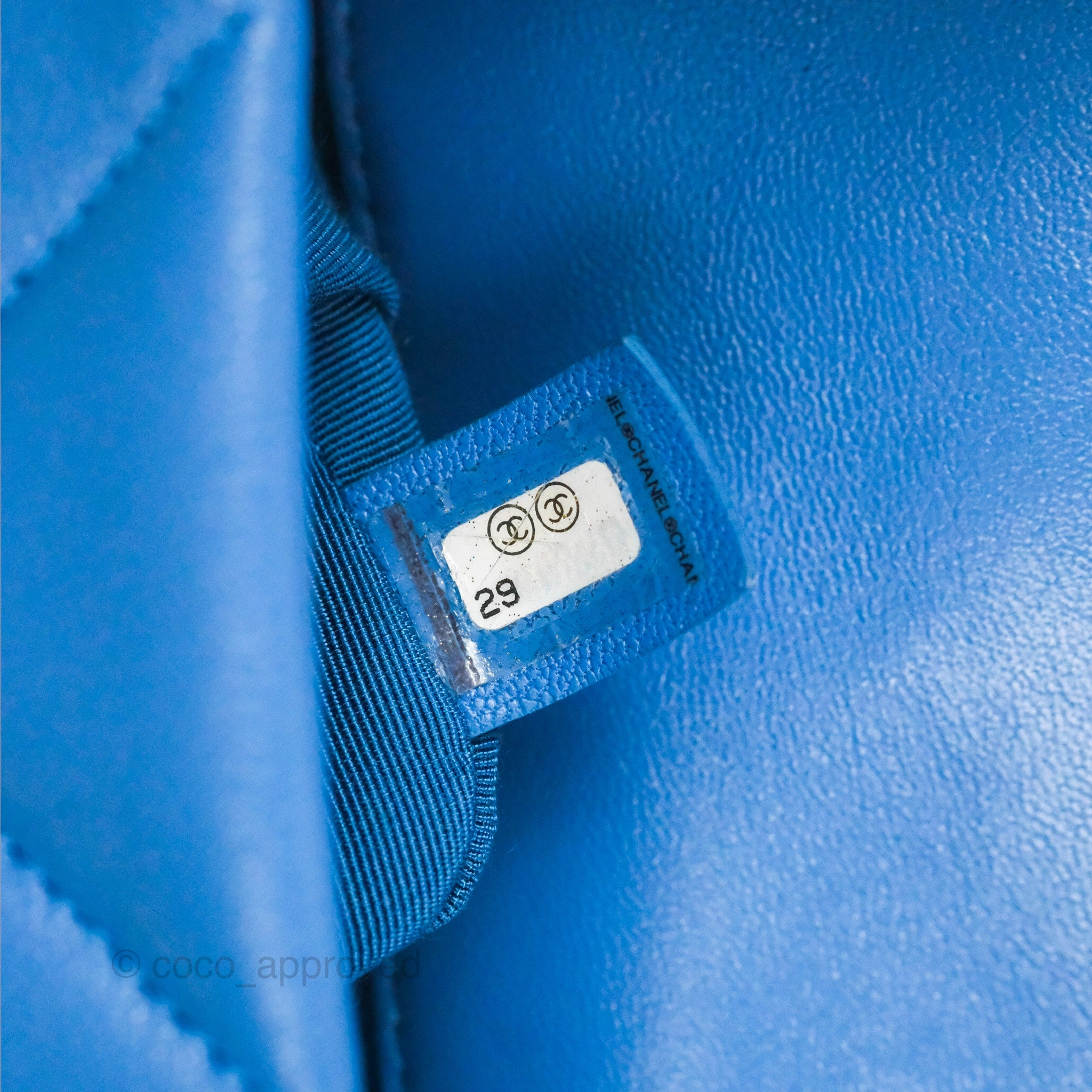 Chanel 19 Small Blue Mixed Hardware