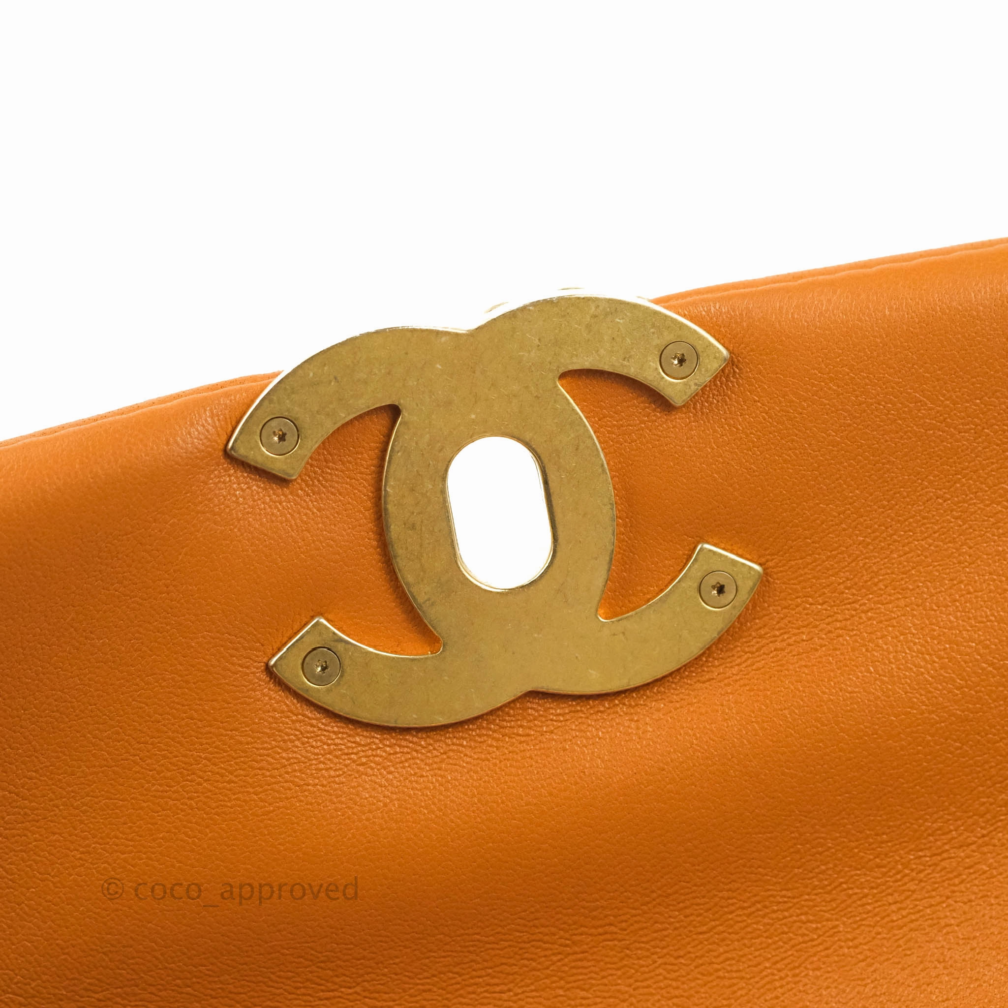 Chanel 19 Small Caramel Brown Mixed Hardware 21A