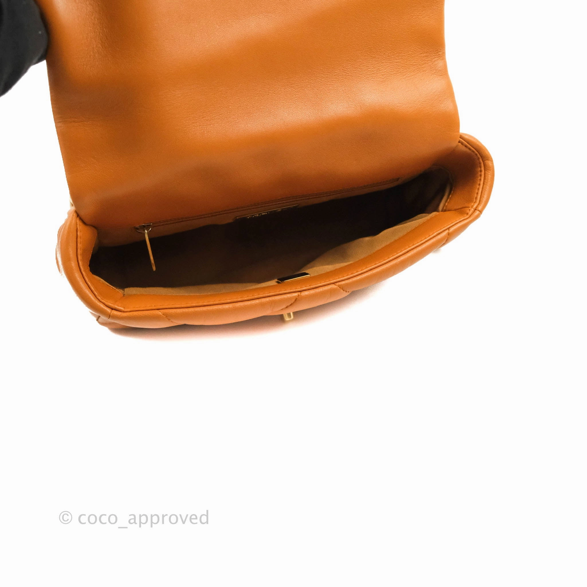 Chanel 19 Small Caramel Brown Mixed Hardware 21A
