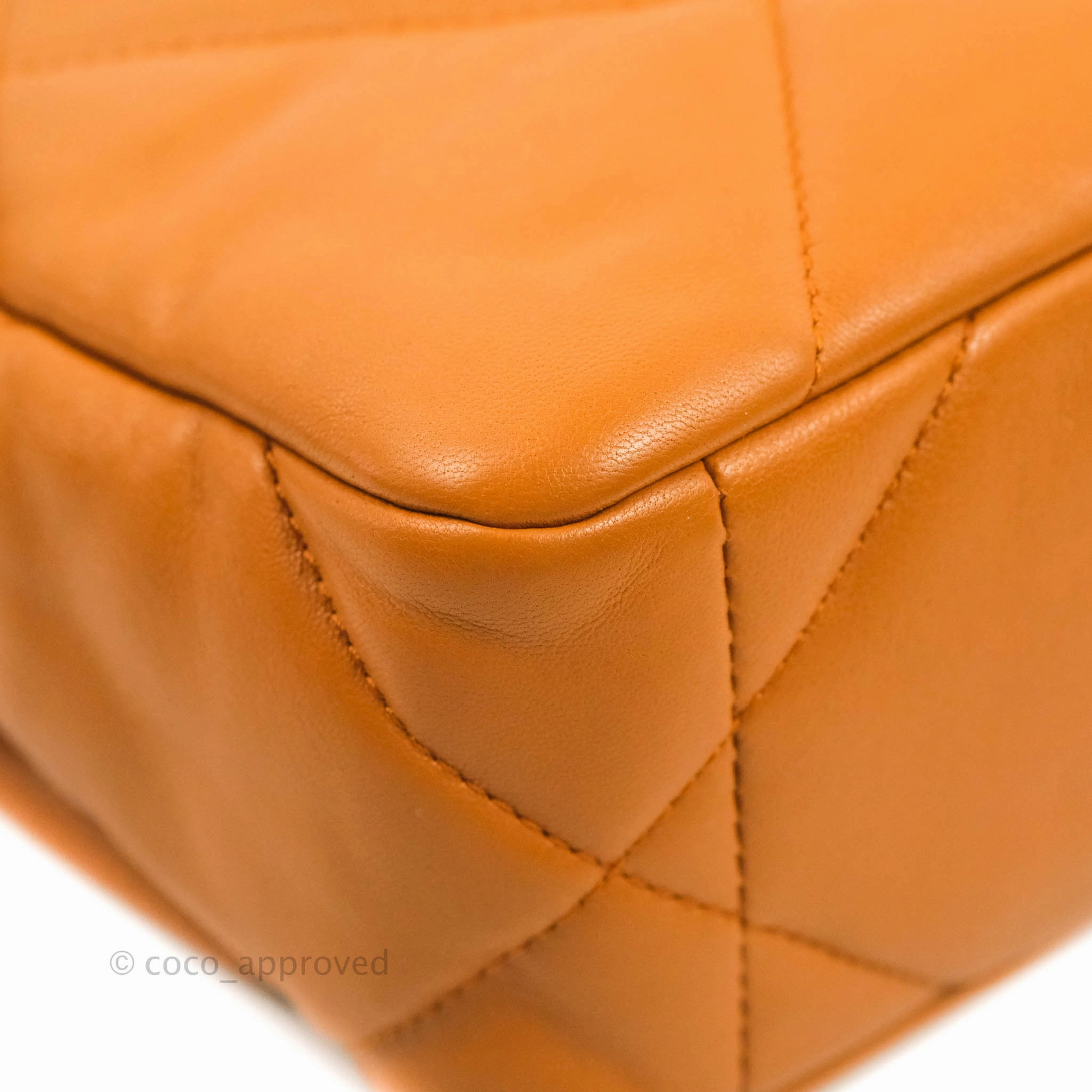 Chanel 19 Small Caramel Brown Mixed Hardware 21A