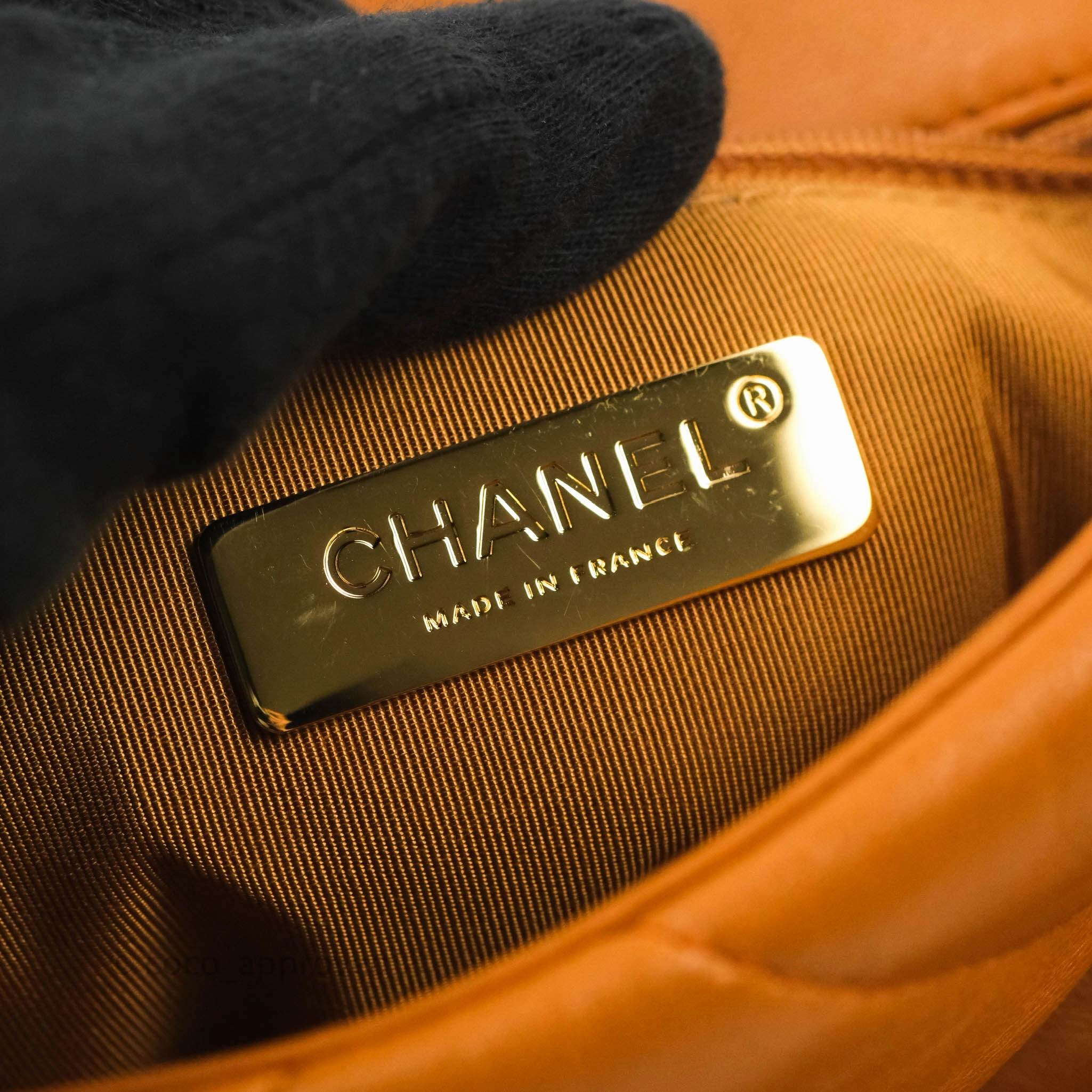Chanel 19 Small Caramel Brown Mixed Hardware 21A