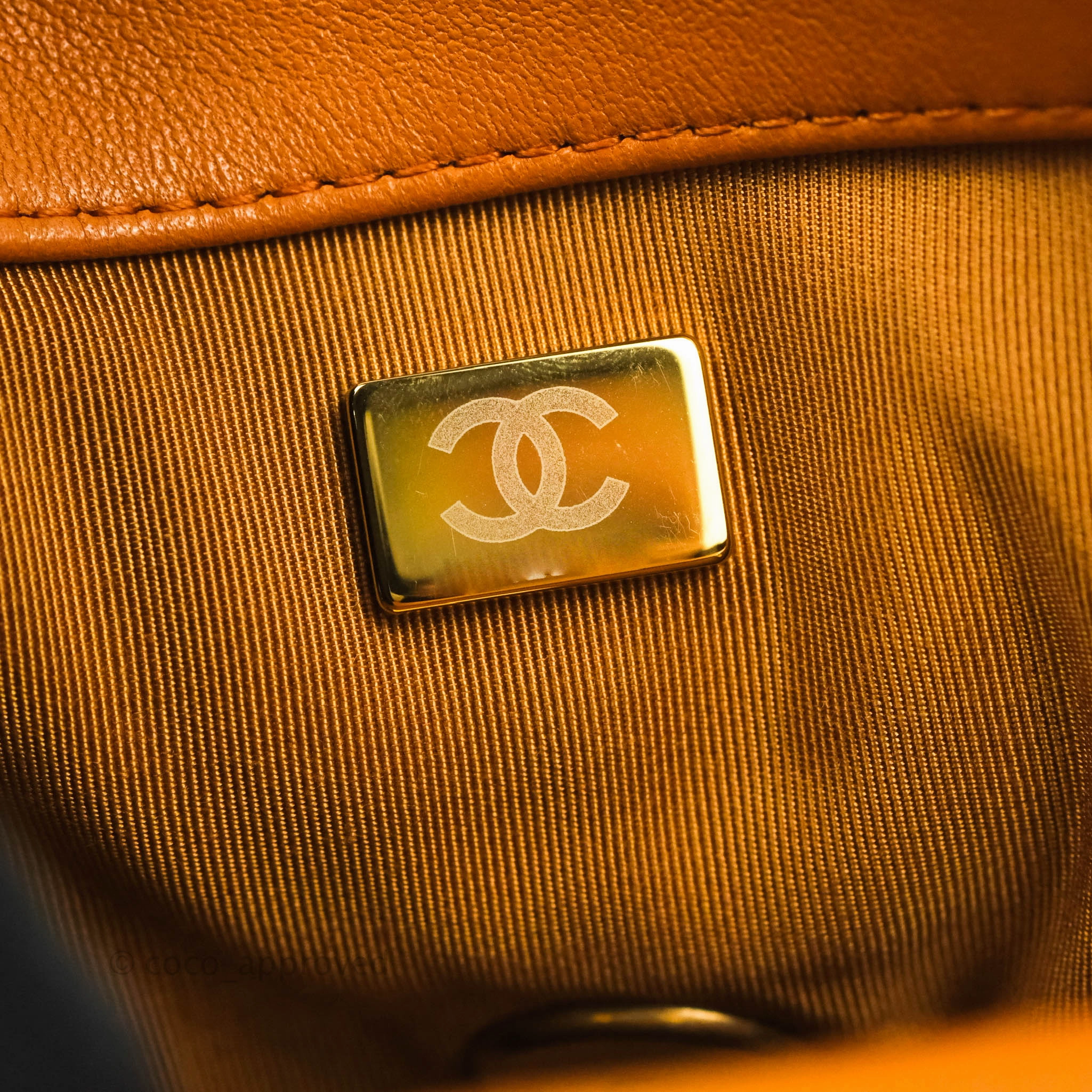 Chanel 19 Small Caramel Brown Mixed Hardware 21A