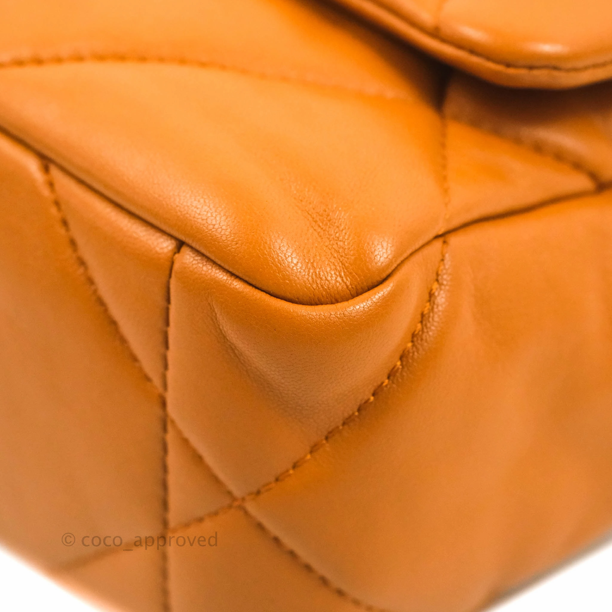 Chanel 19 Small Caramel Brown Mixed Hardware 21A