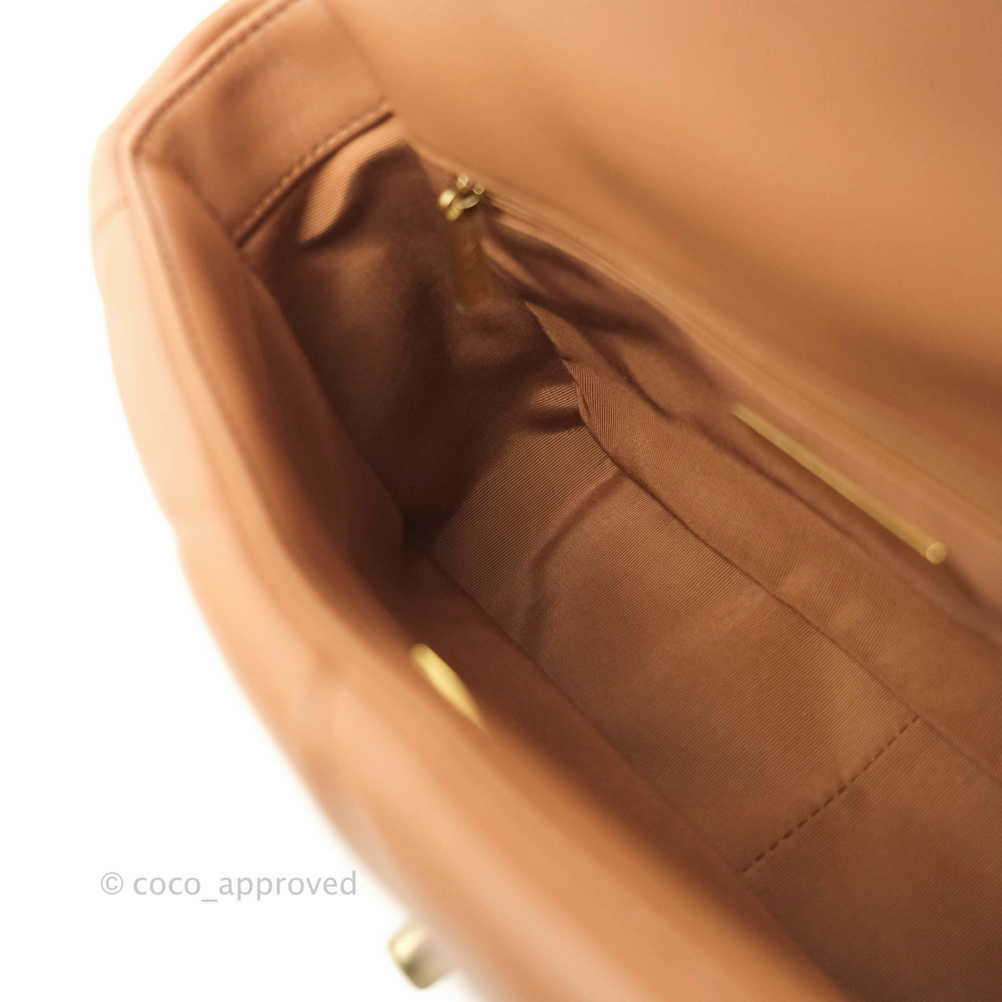 Chanel 19 Small Dark Beige Caramel Mixed Hardware 21K