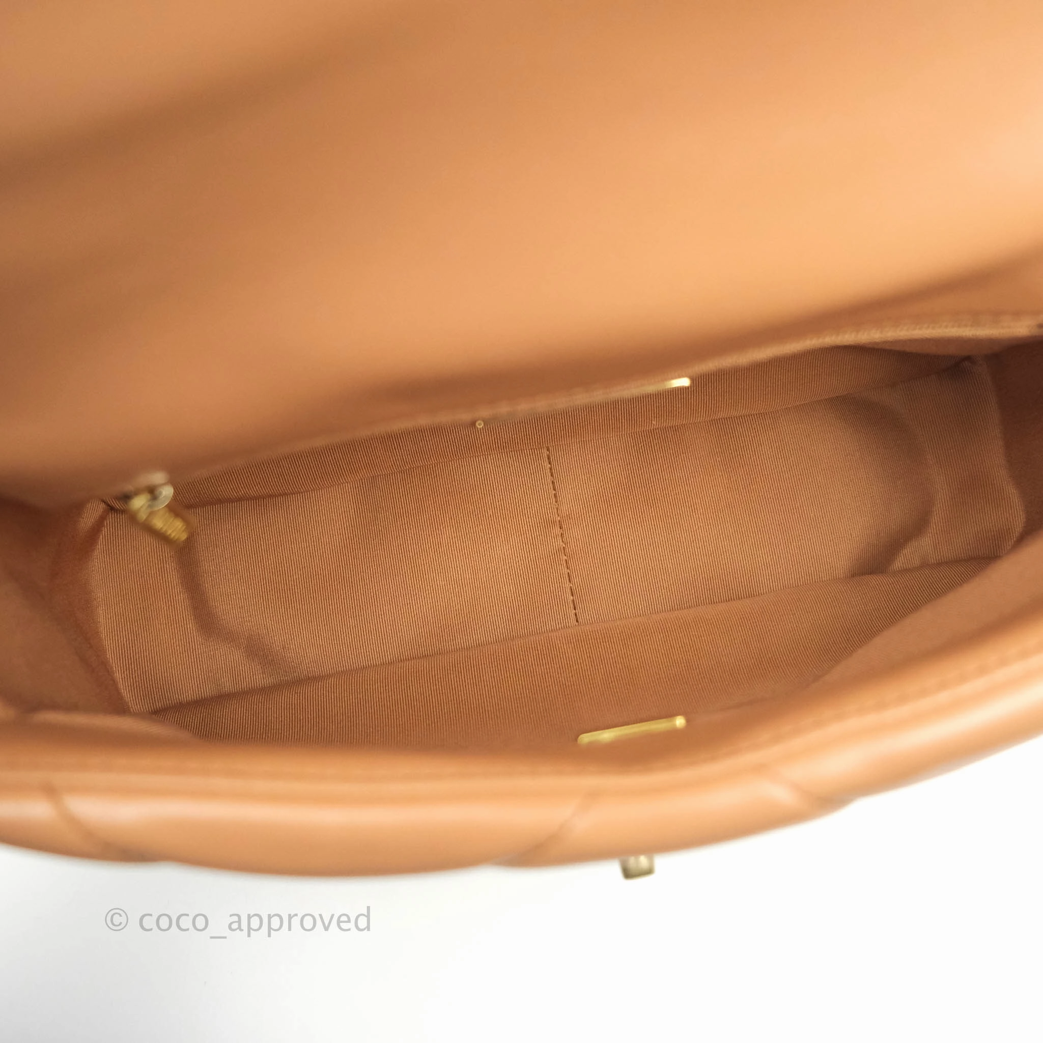 Chanel 19 Small Dark Beige Caramel Mixed Hardware 21K