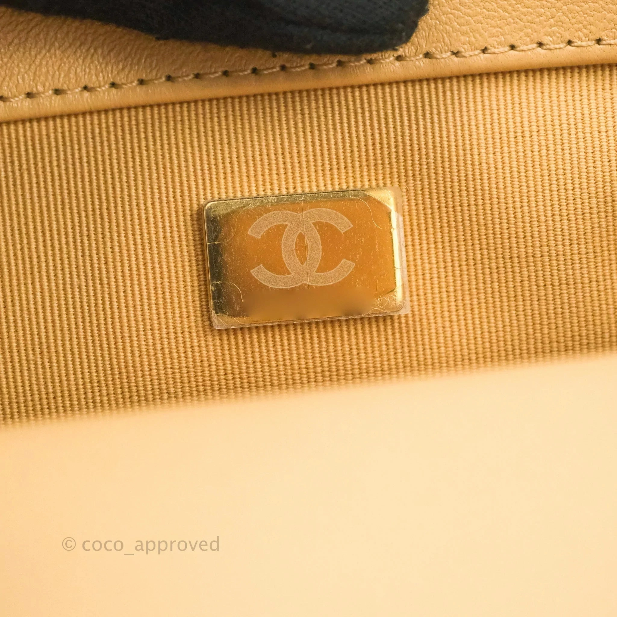 Chanel 19 Small Dark Beige Mixed Hardware 22C