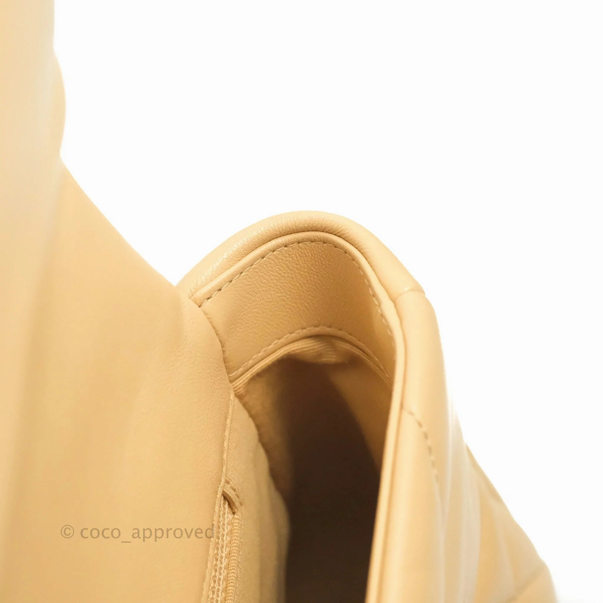 Chanel 19 Small Dark Beige Mixed Hardware 22C