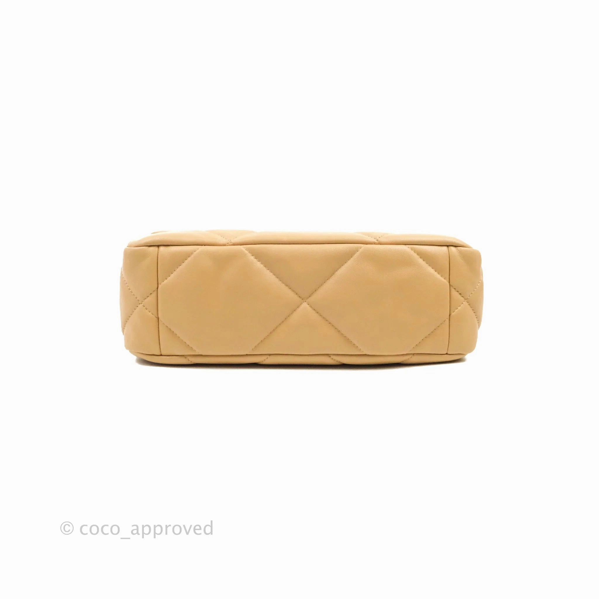 Chanel 19 Small Dark Beige Mixed Hardware 22C