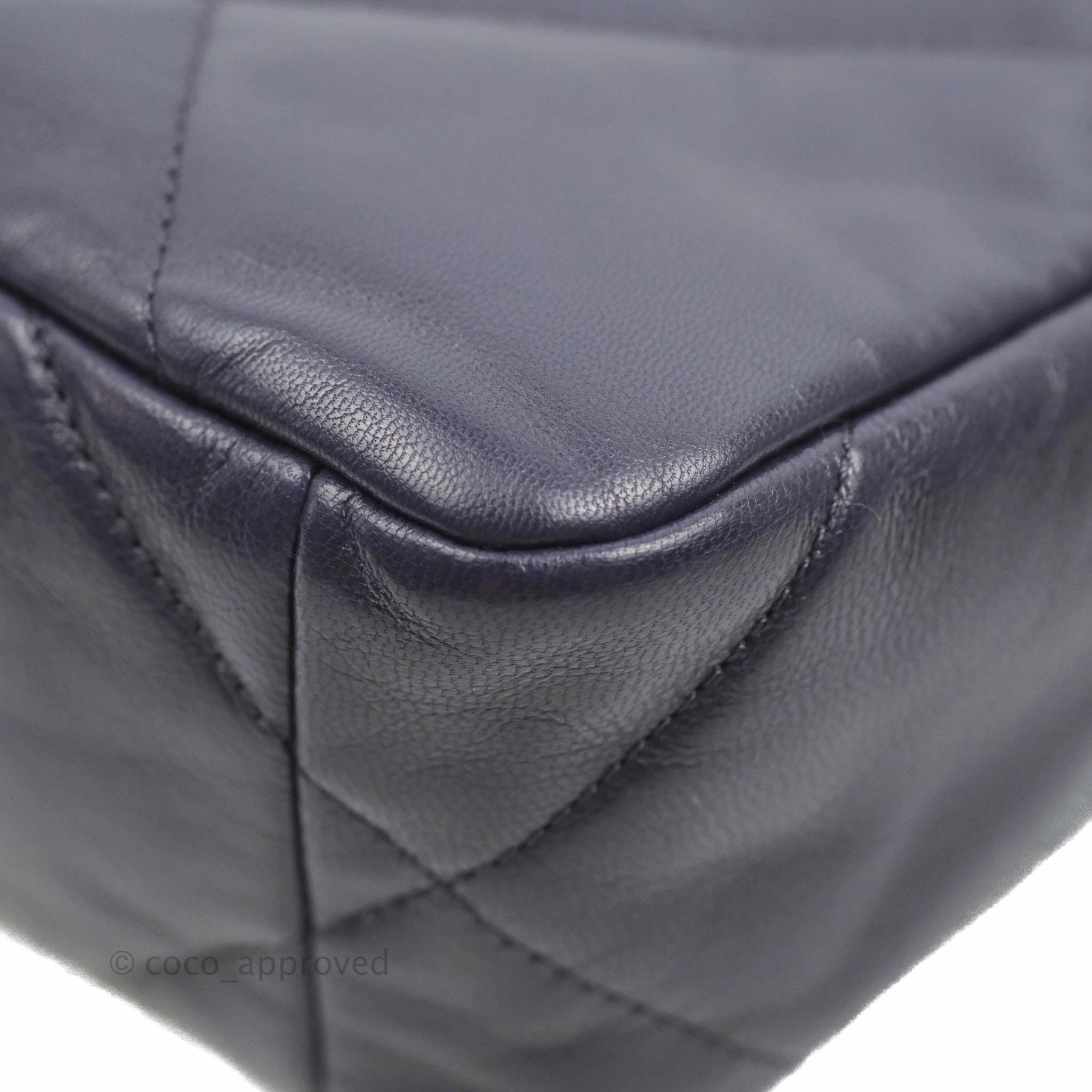 Chanel 19 Small Dark Purple Mixed Hardware