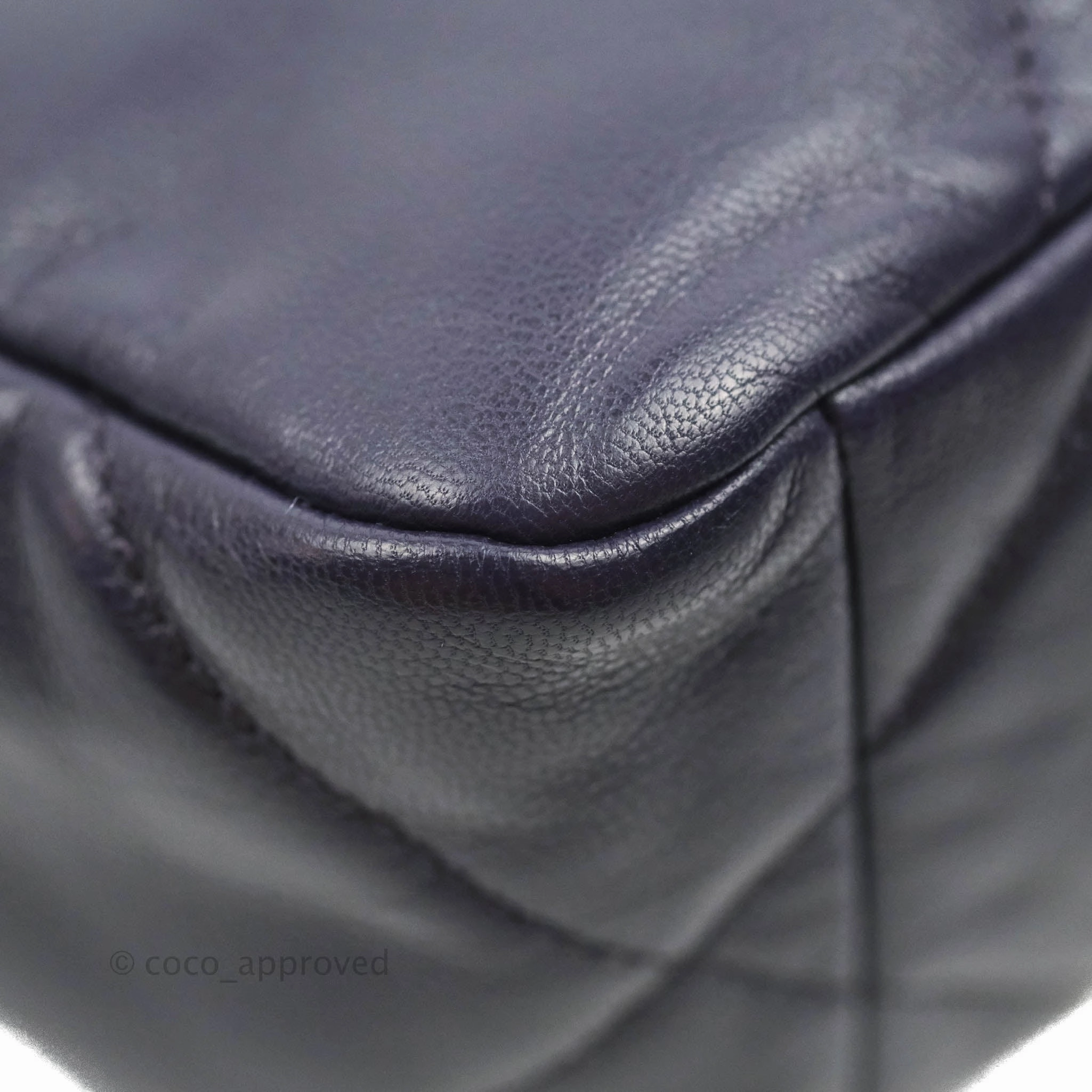 Chanel 19 Small Dark Purple Mixed Hardware
