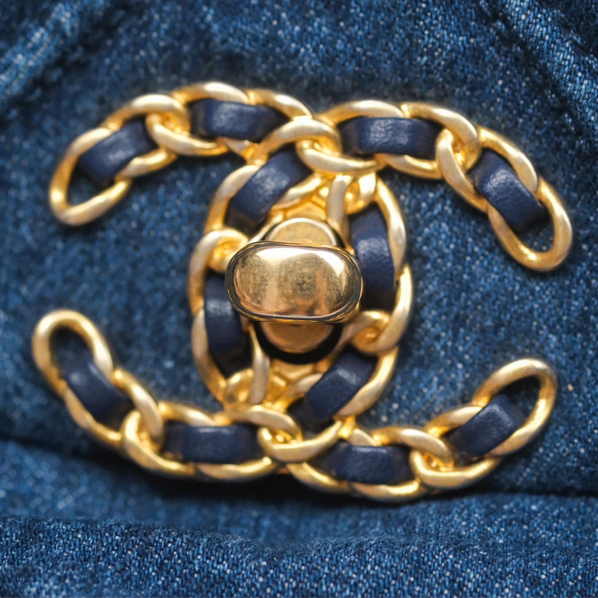 Chanel 19 Small Denim Mixed Hardware