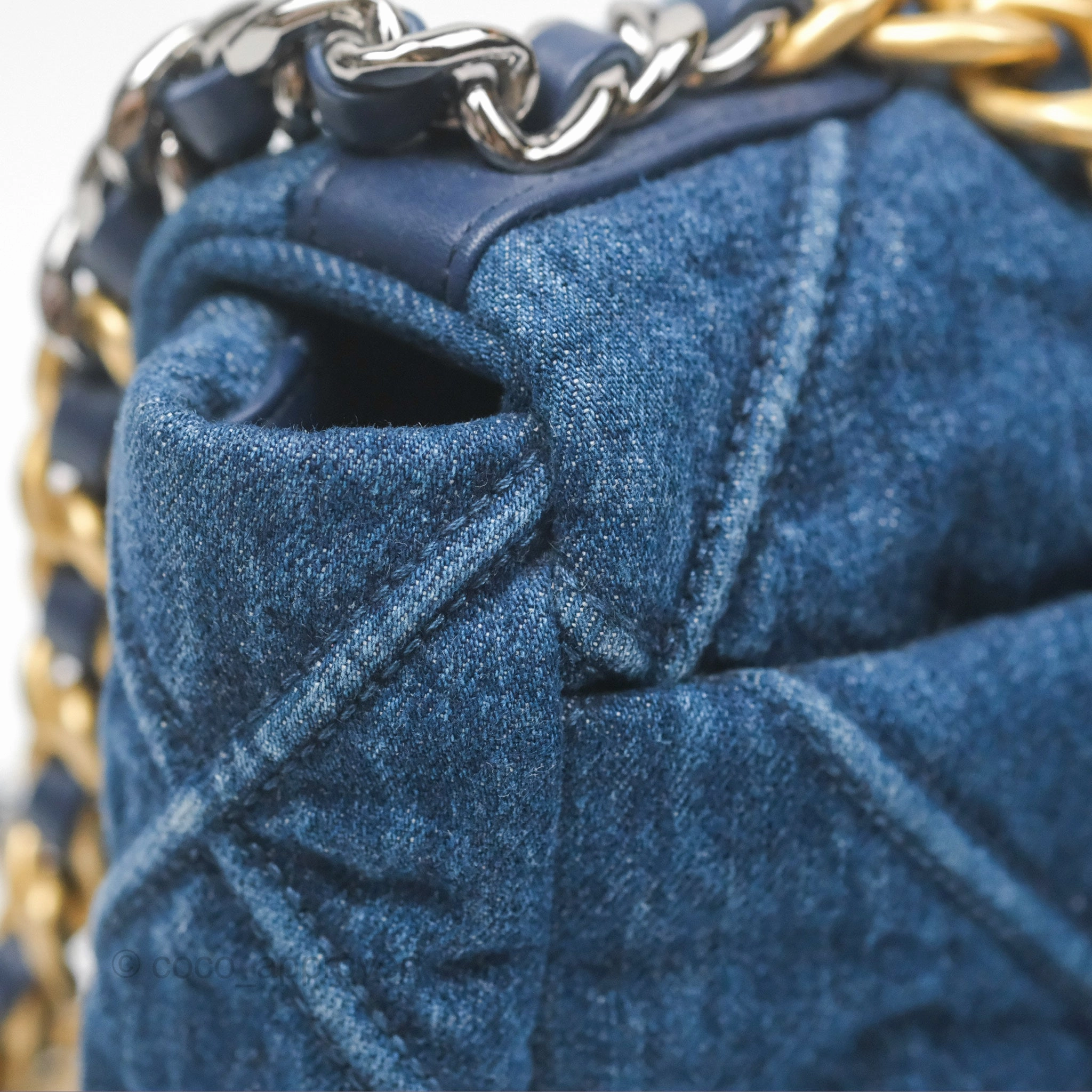 Chanel 19 Small Denim Mixed Hardware