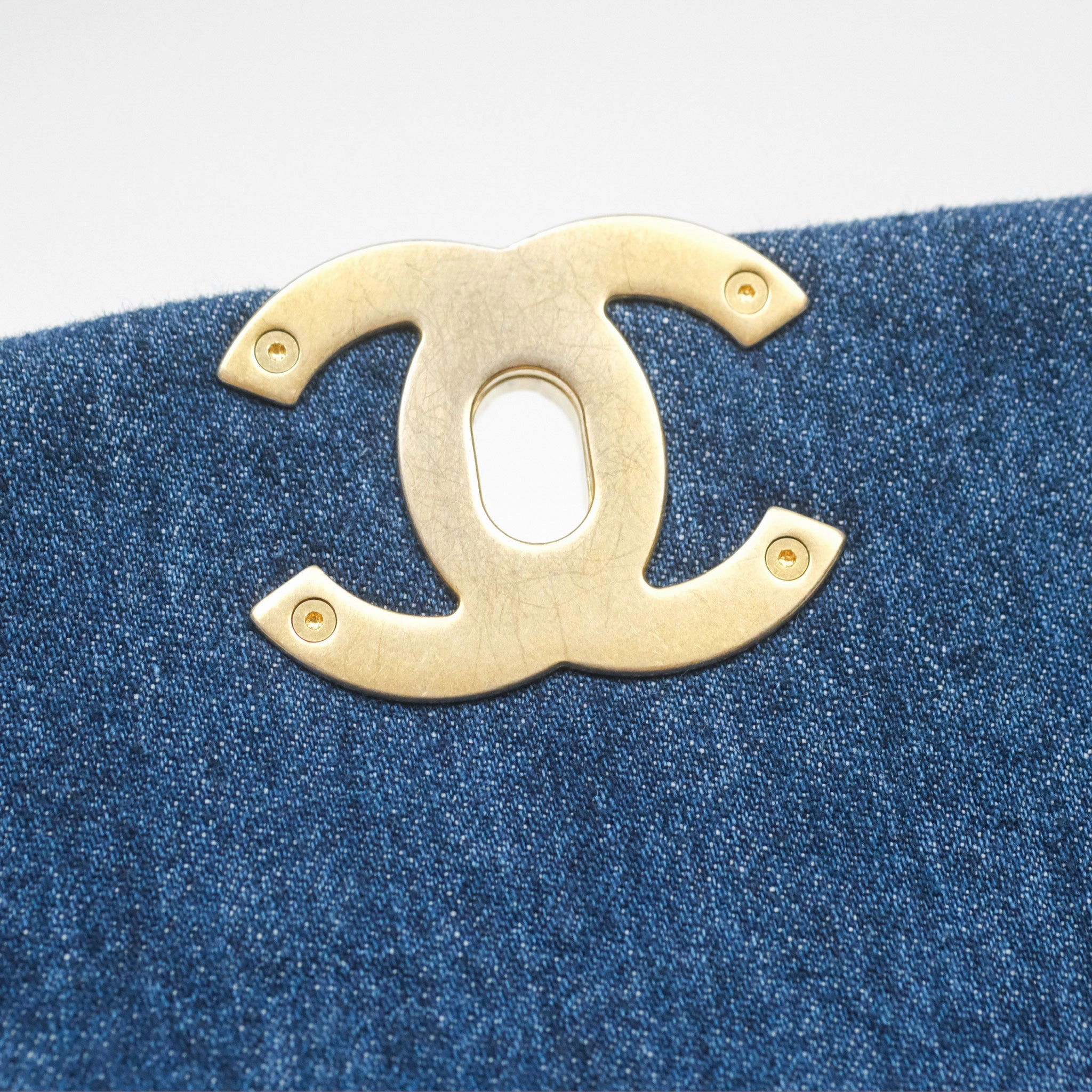Chanel 19 Small Denim Mixed Hardware