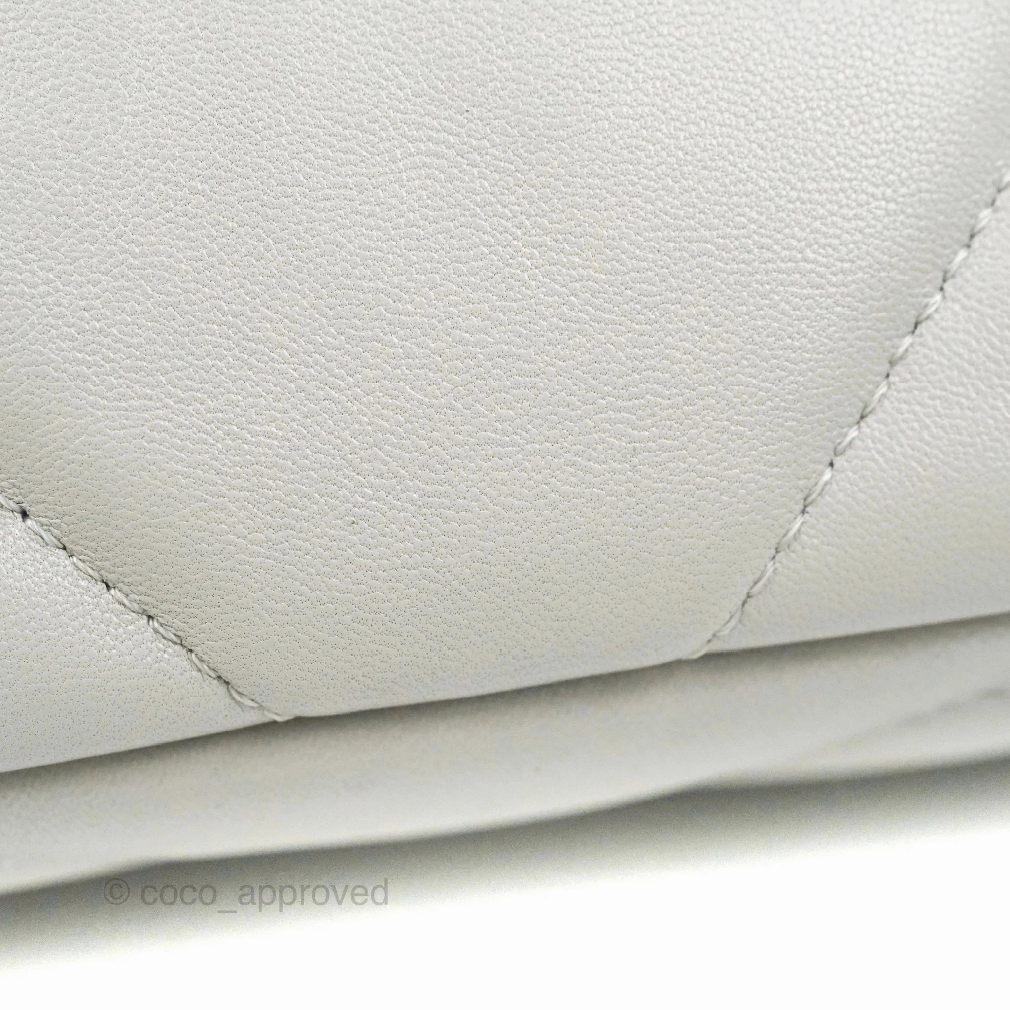 Chanel 19 Small Grey Lambskin Mixed Hardware