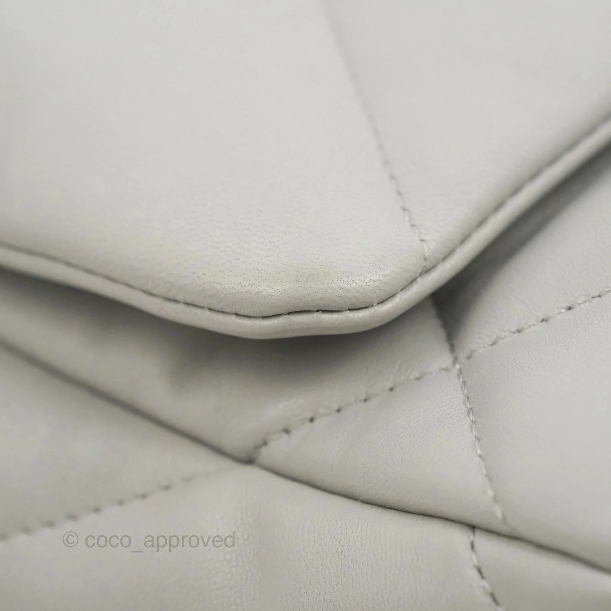 Chanel 19 Small Grey Lambskin Mixed Hardware
