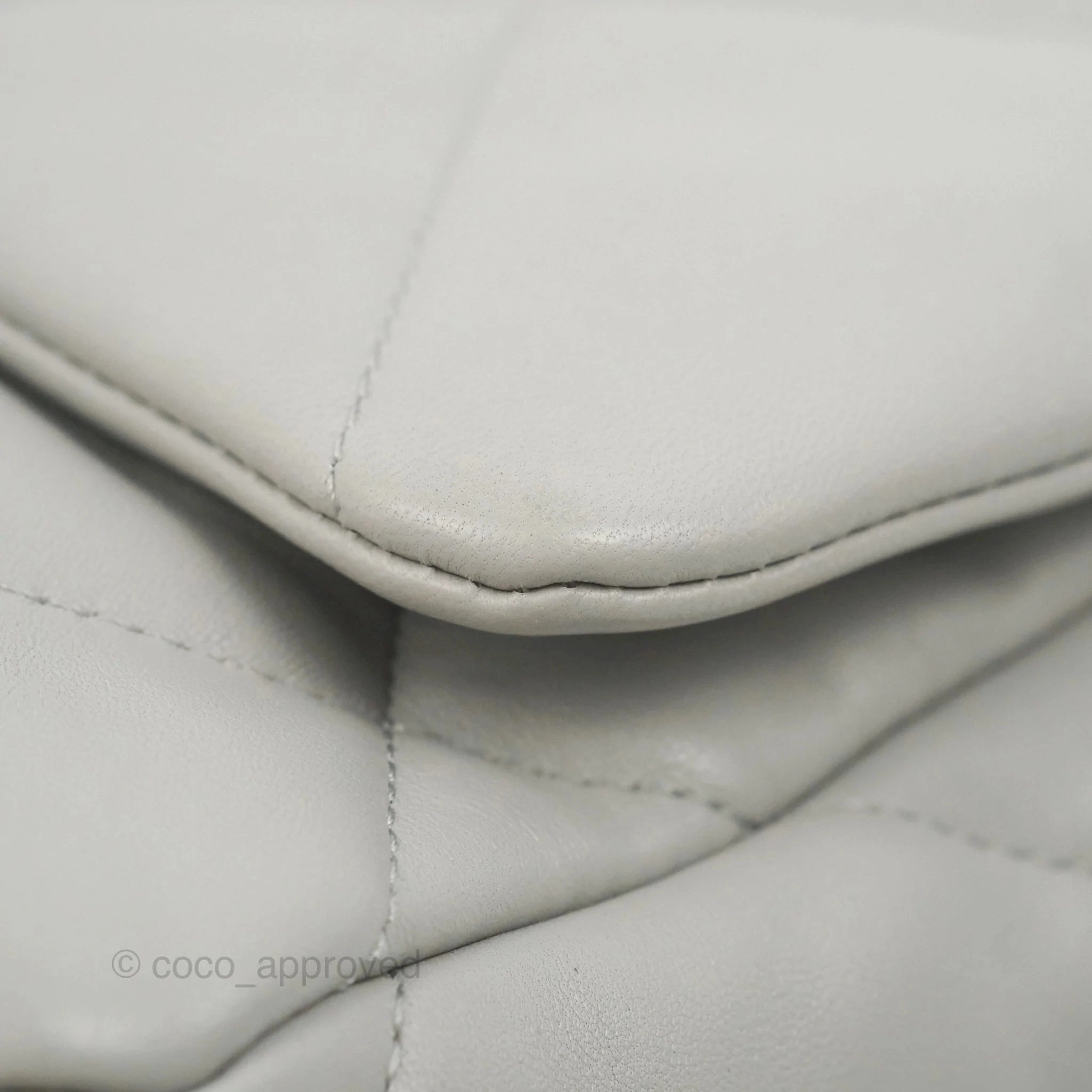 Chanel 19 Small Grey Lambskin Mixed Hardware