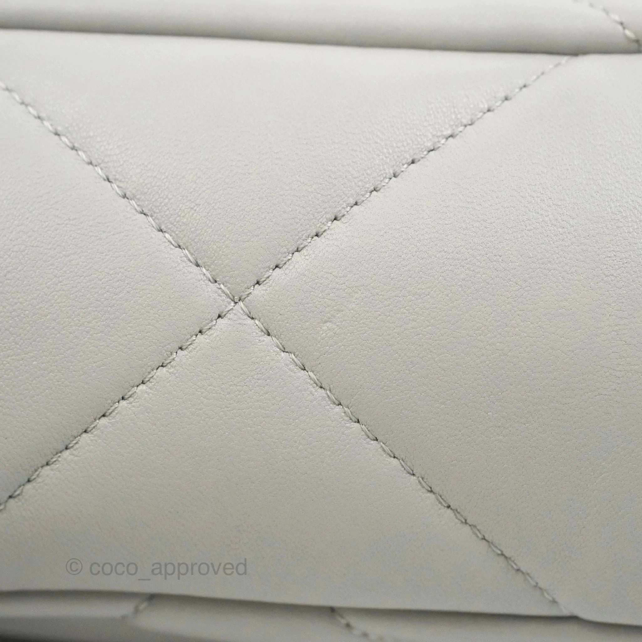 Chanel 19 Small Grey Lambskin Mixed Hardware