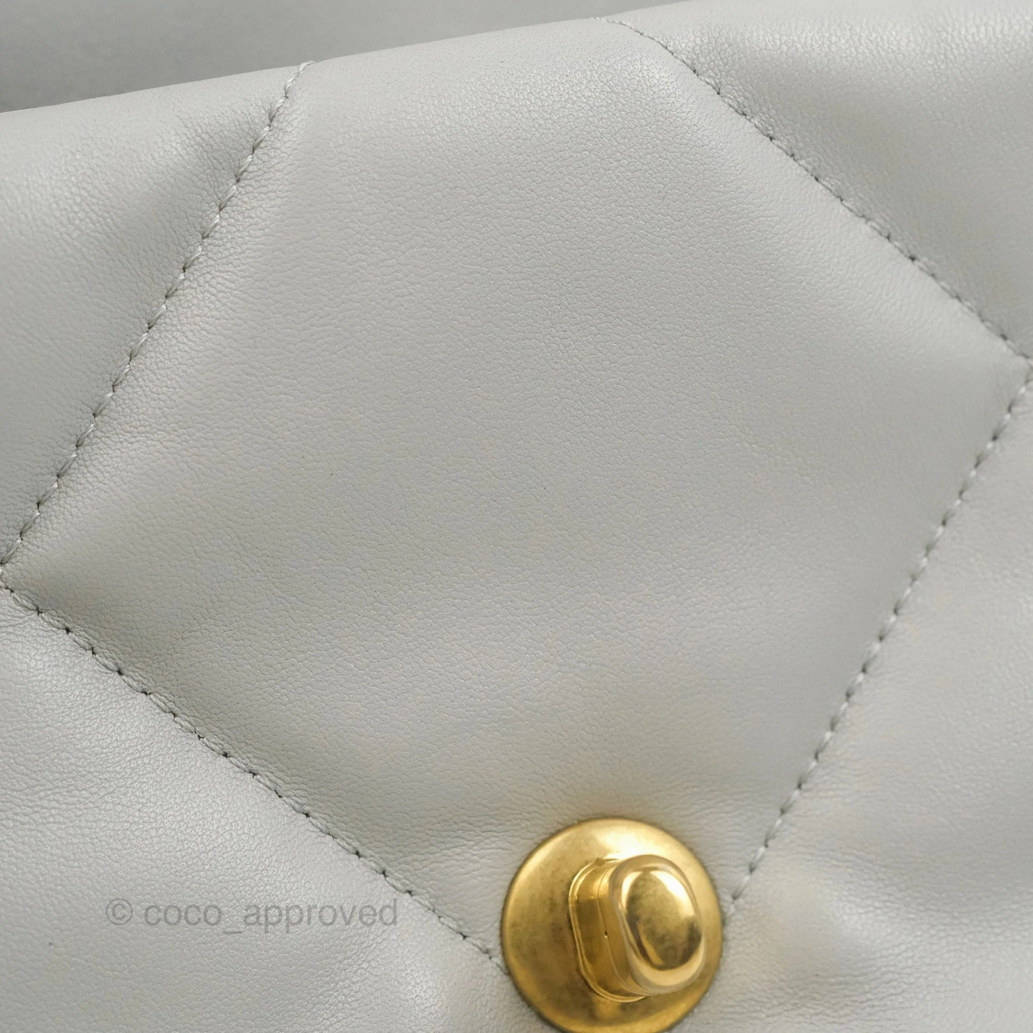 Chanel 19 Small Grey Lambskin Mixed Hardware