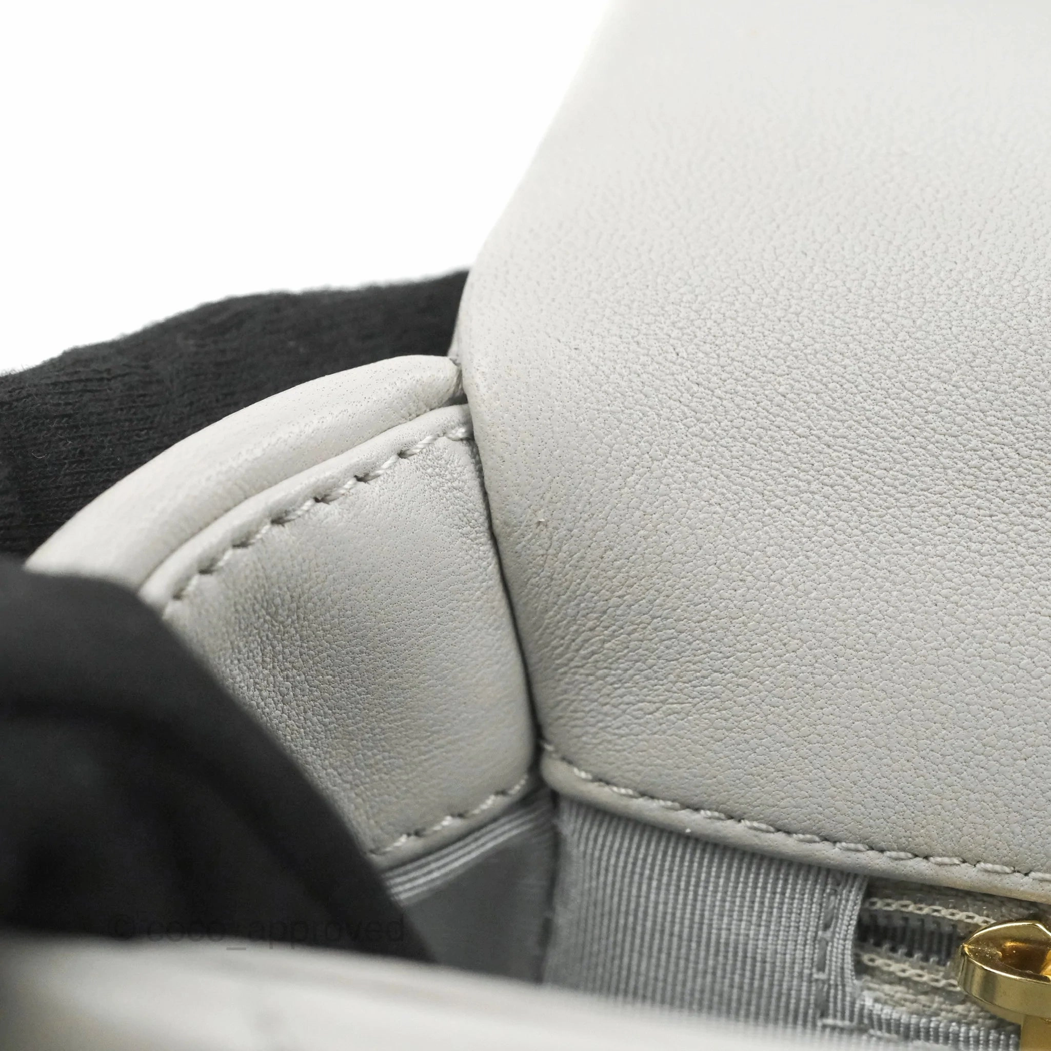 Chanel 19 Small Grey Lambskin Mixed Hardware