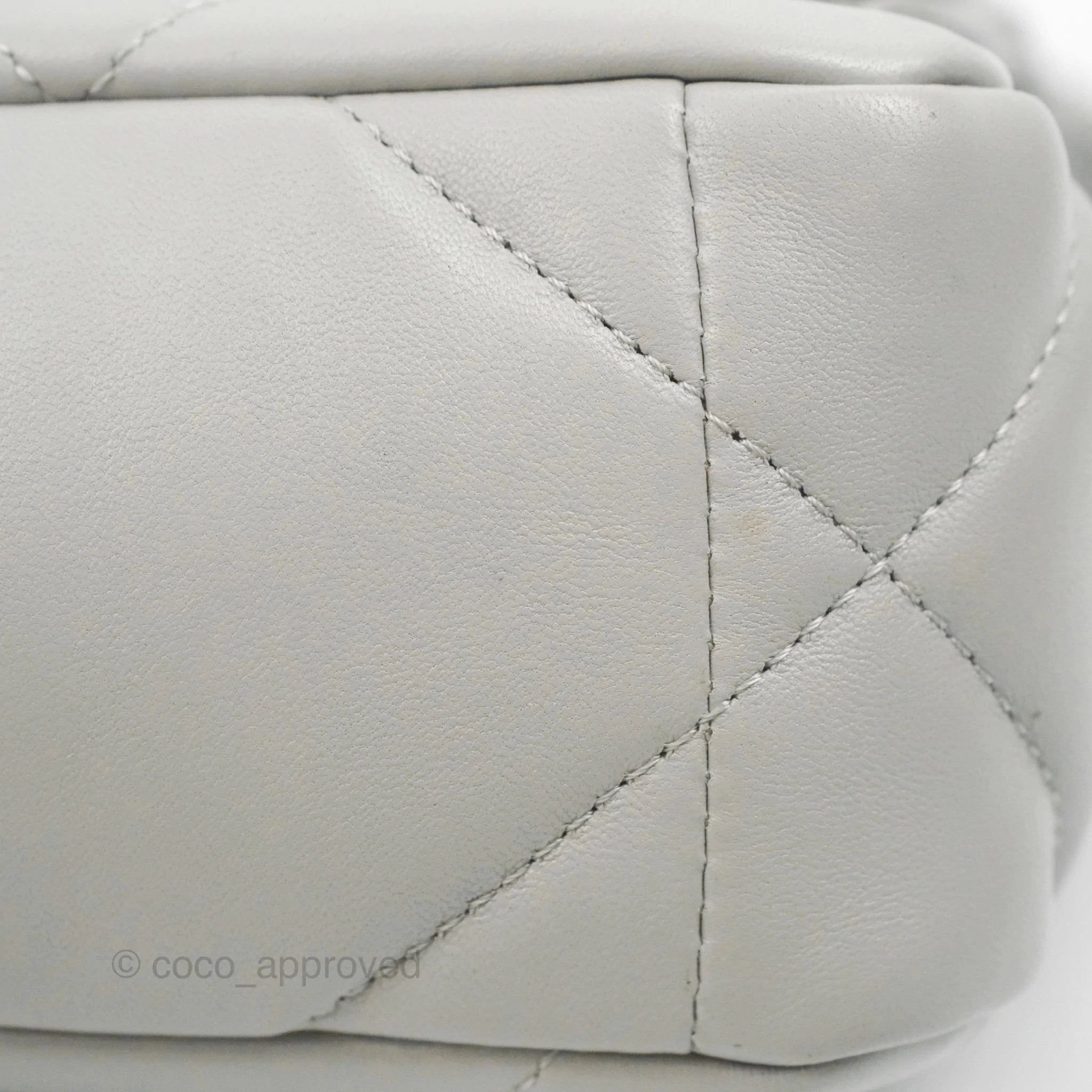 Chanel 19 Small Grey Lambskin Mixed Hardware