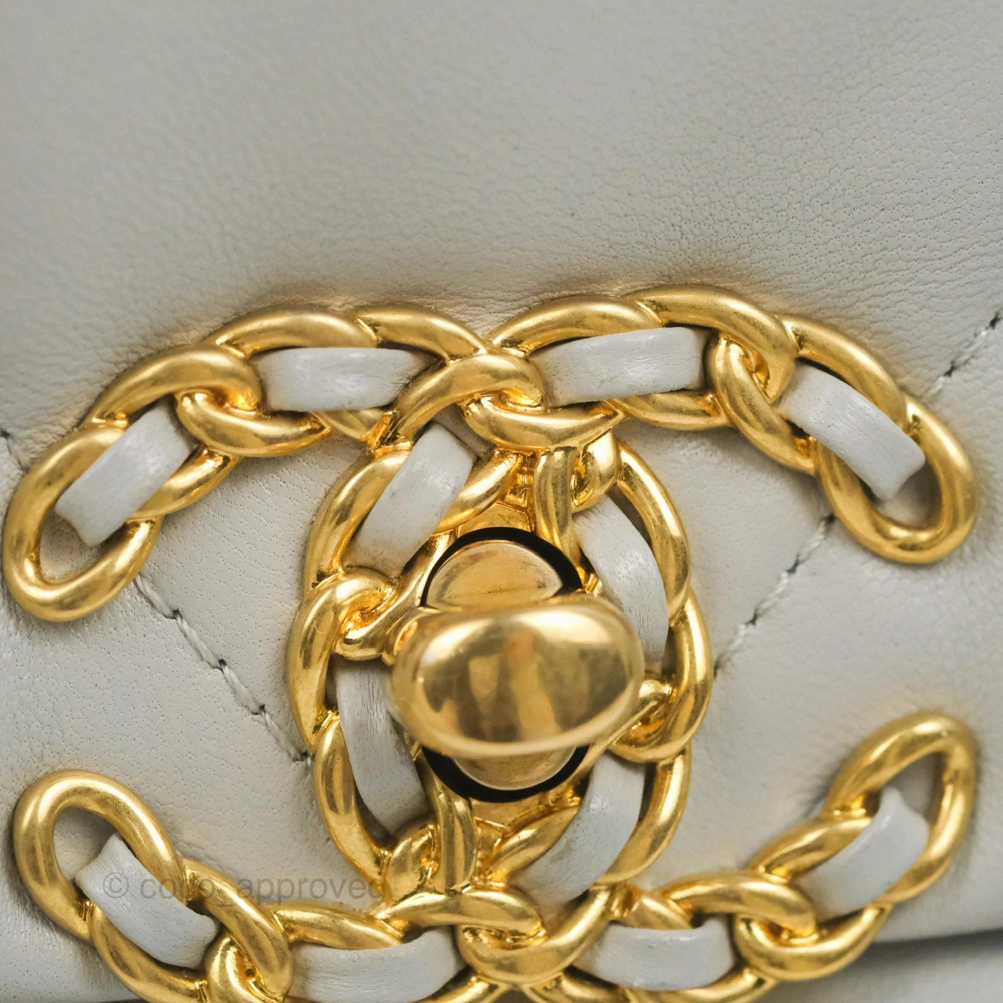 Chanel 19 Small Grey Lambskin Mixed Hardware