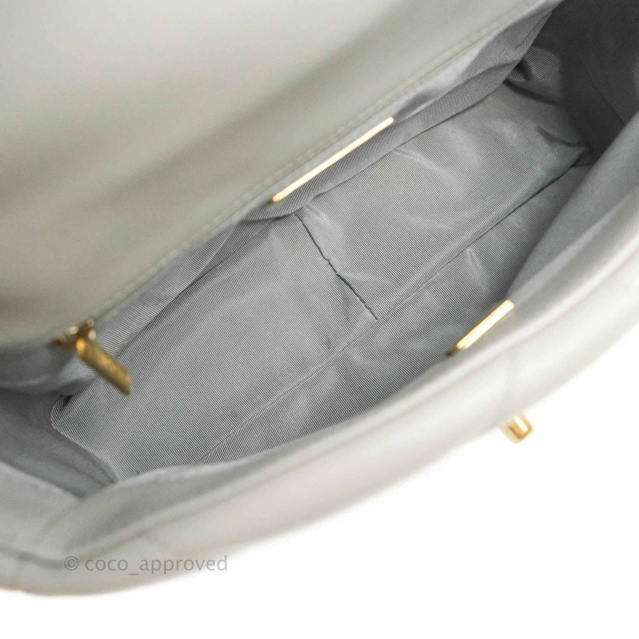 Chanel 19 Small Grey Mixed Hardware 21A