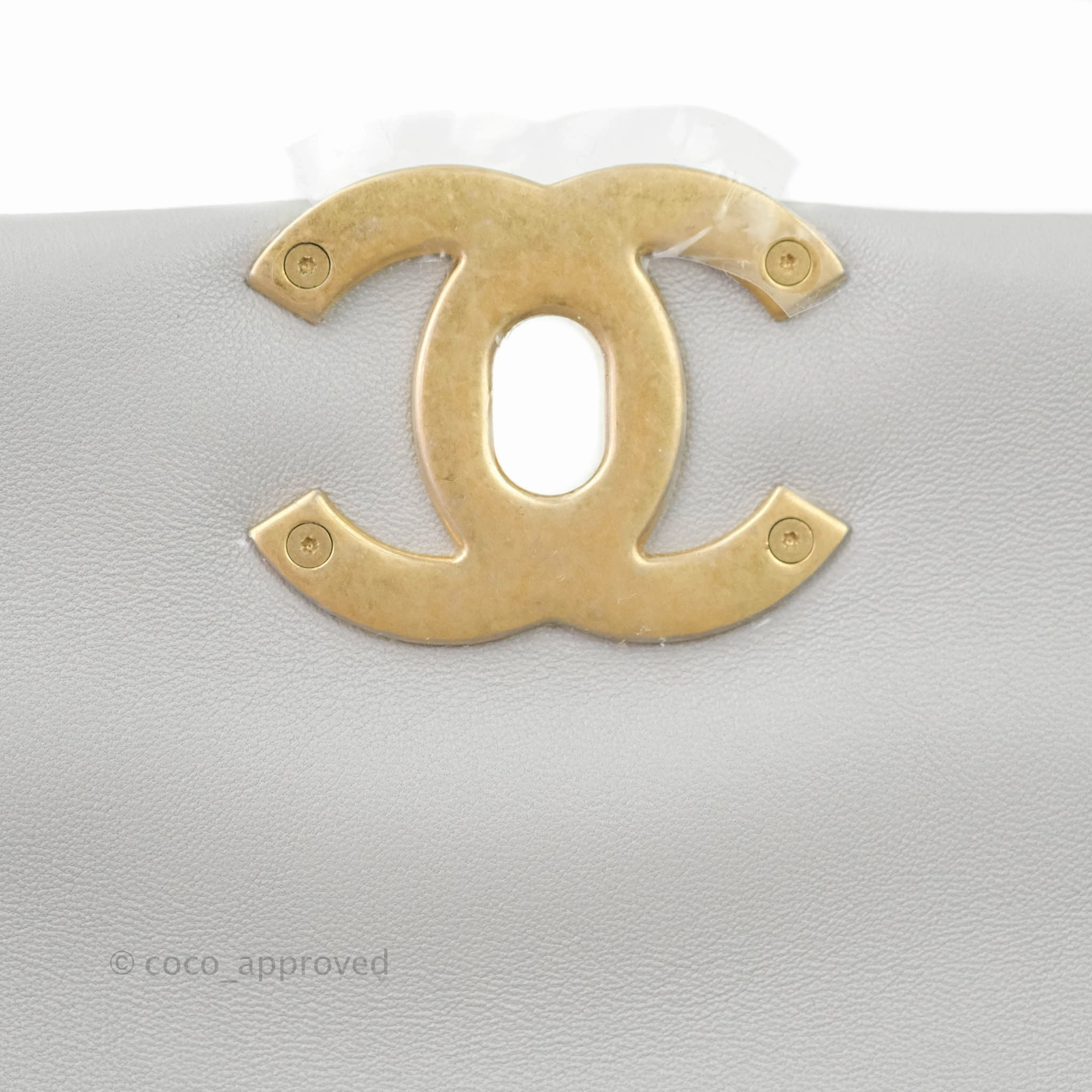 Chanel 19 Small Grey Mixed Hardware 21A