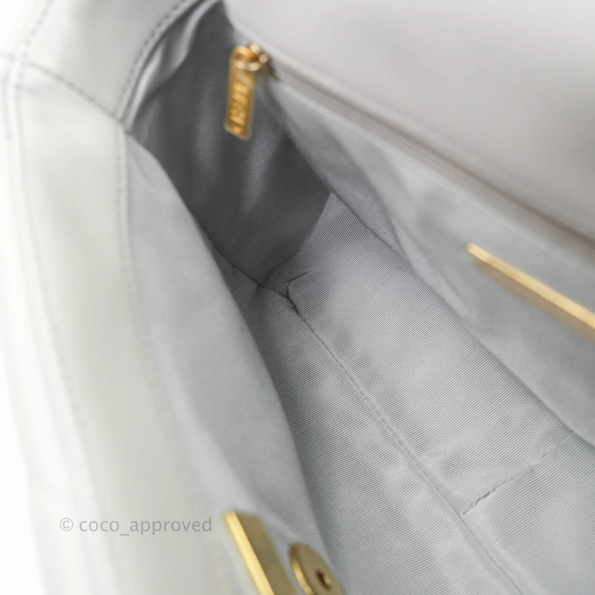 Chanel 19 Small Grey Mixed Hardware 21A