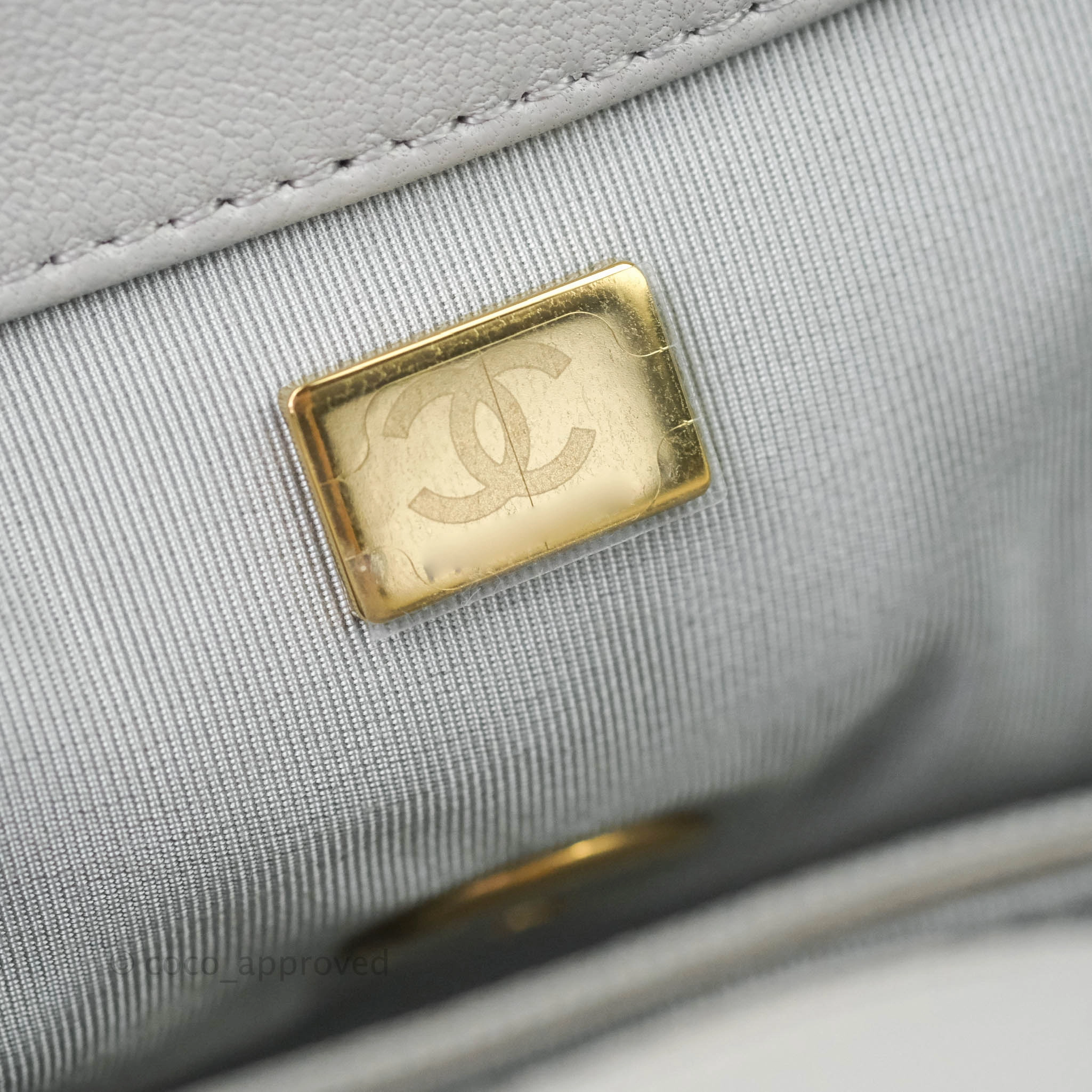 Chanel 19 Small Grey Mixed Hardware 21A