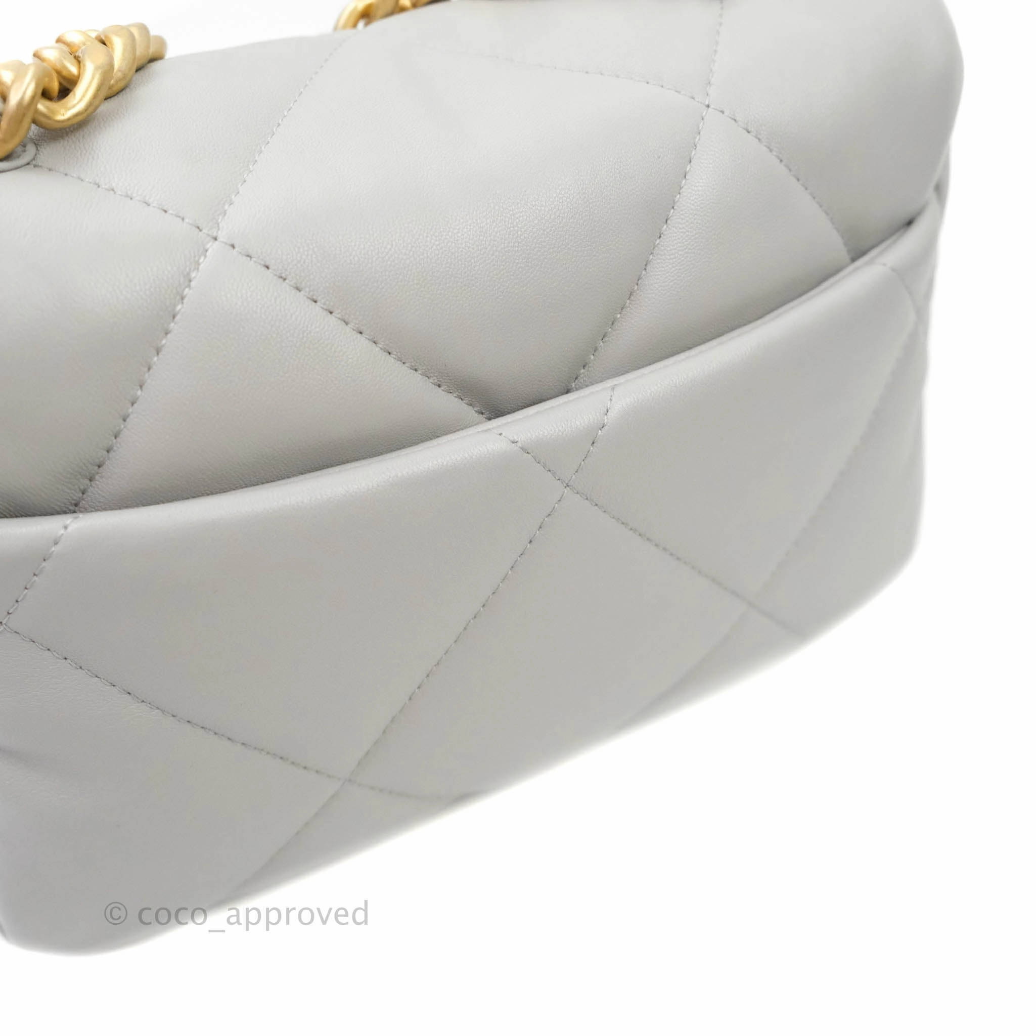 Chanel 19 Small Grey Mixed Hardware 21A