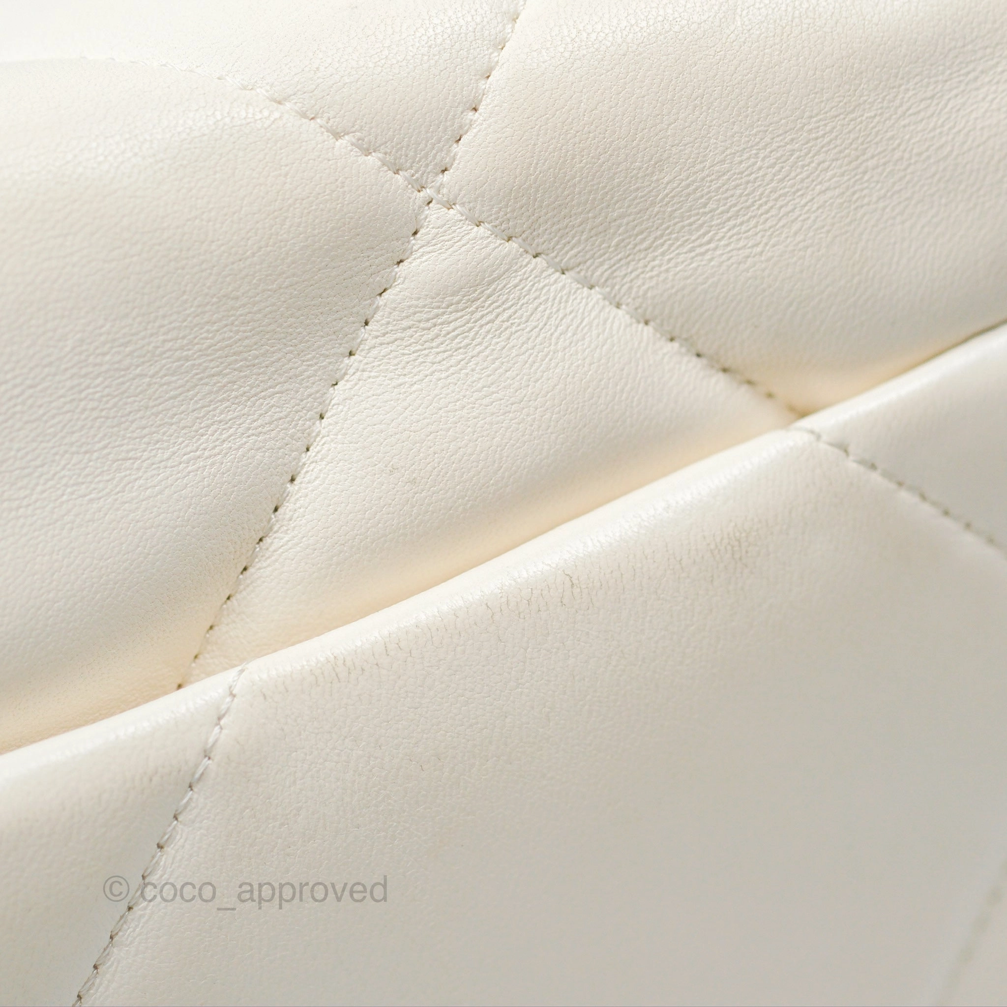 Chanel 19 Small Ivory White Lambskin Mixed Hardware