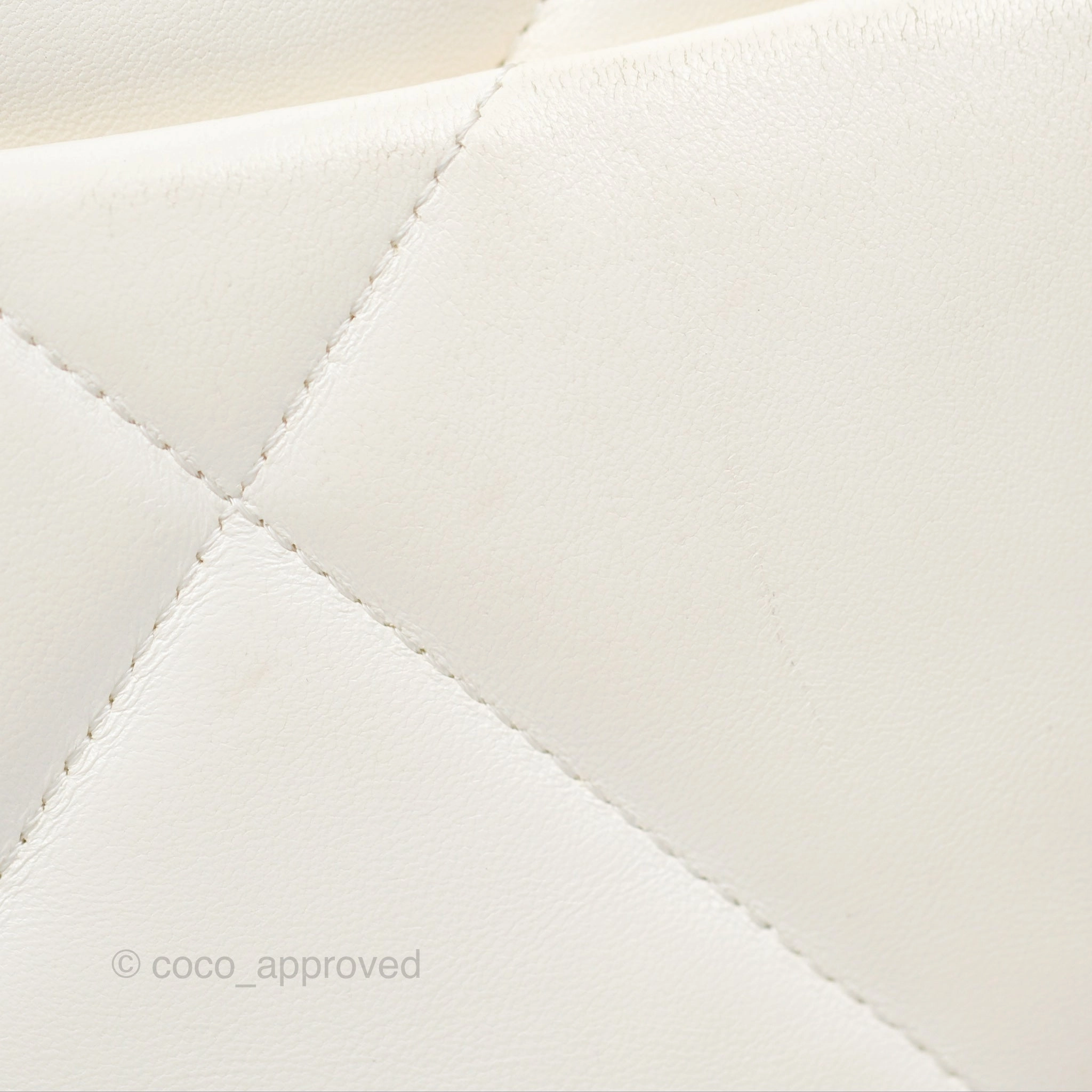 Chanel 19 Small Ivory White Lambskin Mixed Hardware