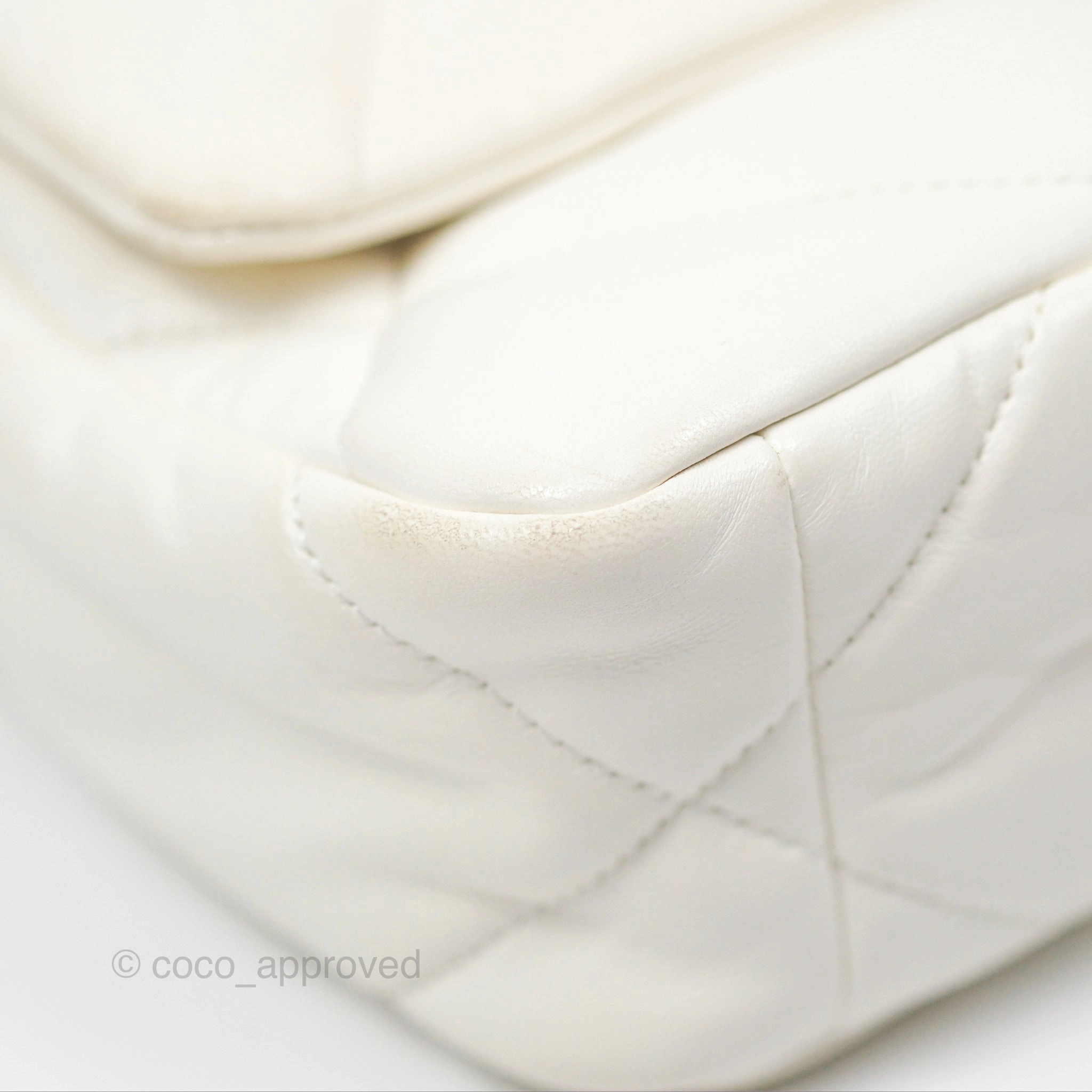 Chanel 19 Small Ivory White Lambskin Mixed Hardware