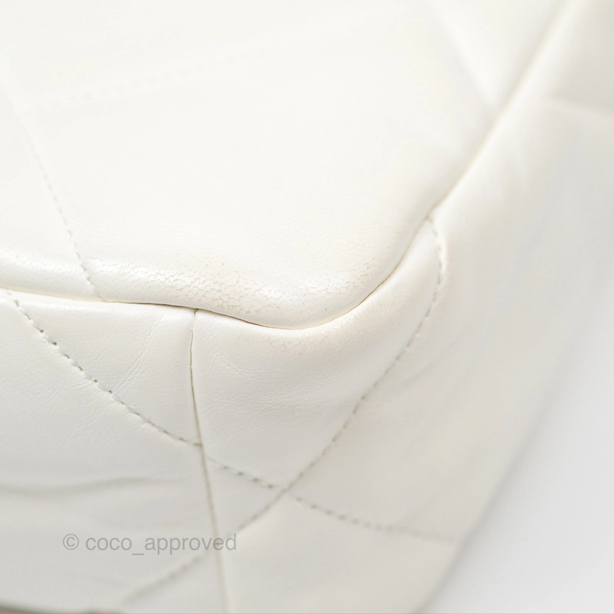 Chanel 19 Small Ivory White Lambskin Mixed Hardware