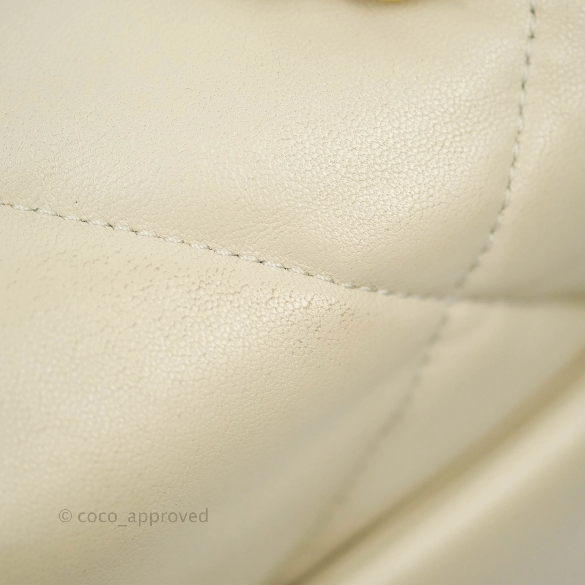 Chanel 19 Small Light Beige Lambskin Mixed Hardware 21C