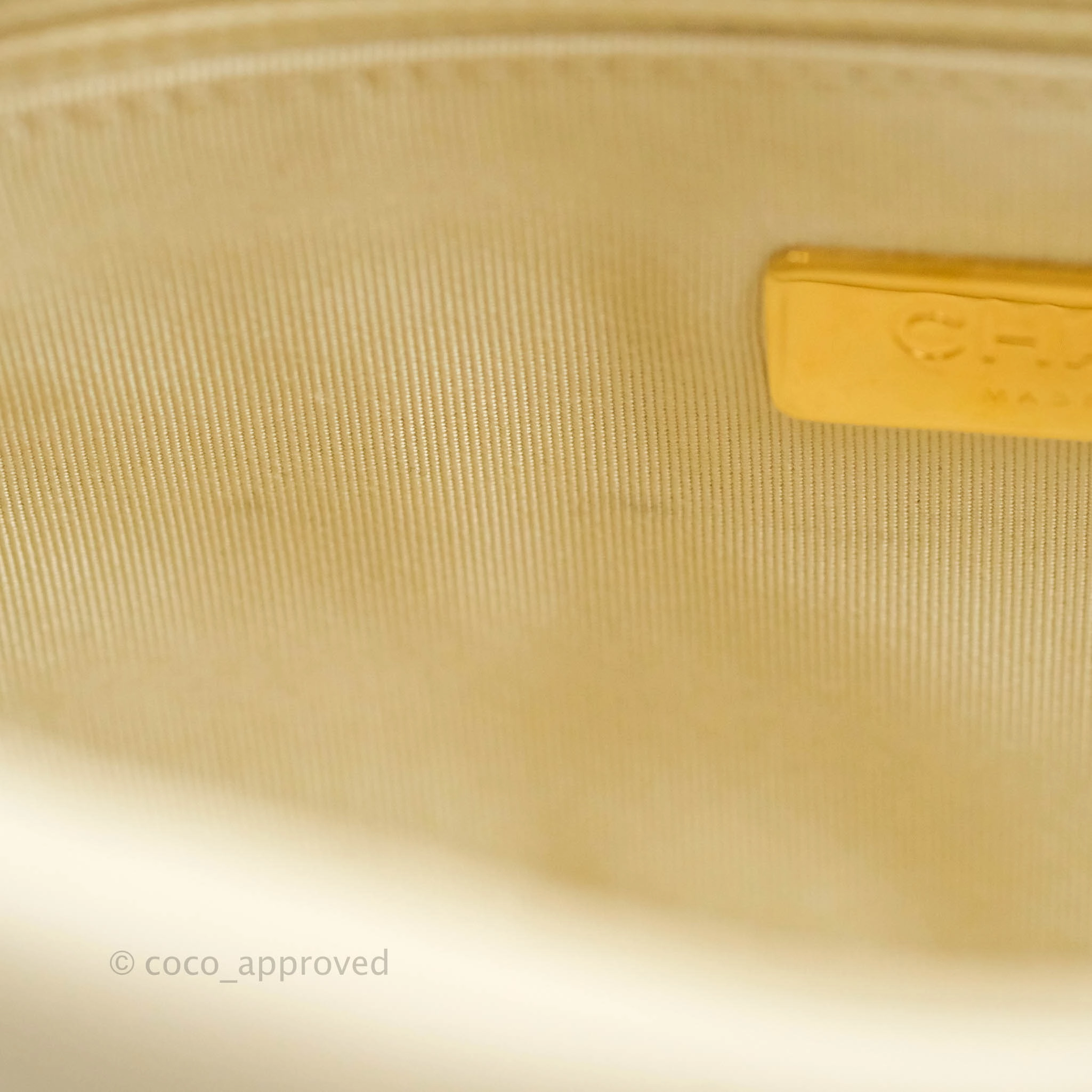 Chanel 19 Small Light Beige Lambskin Mixed Hardware 21C