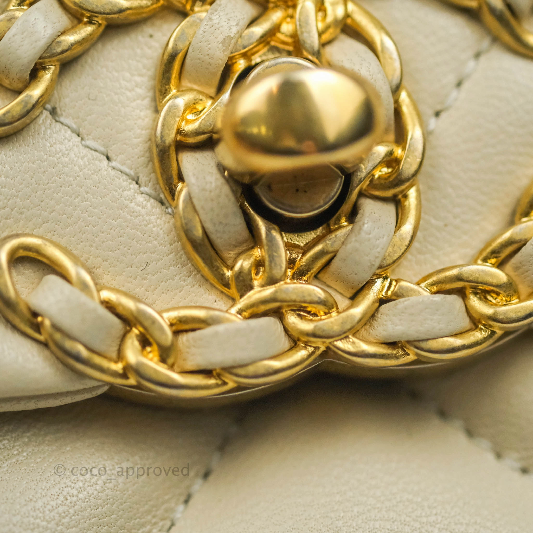 Chanel 19 Small Light Beige Lambskin Mixed Hardware 21C