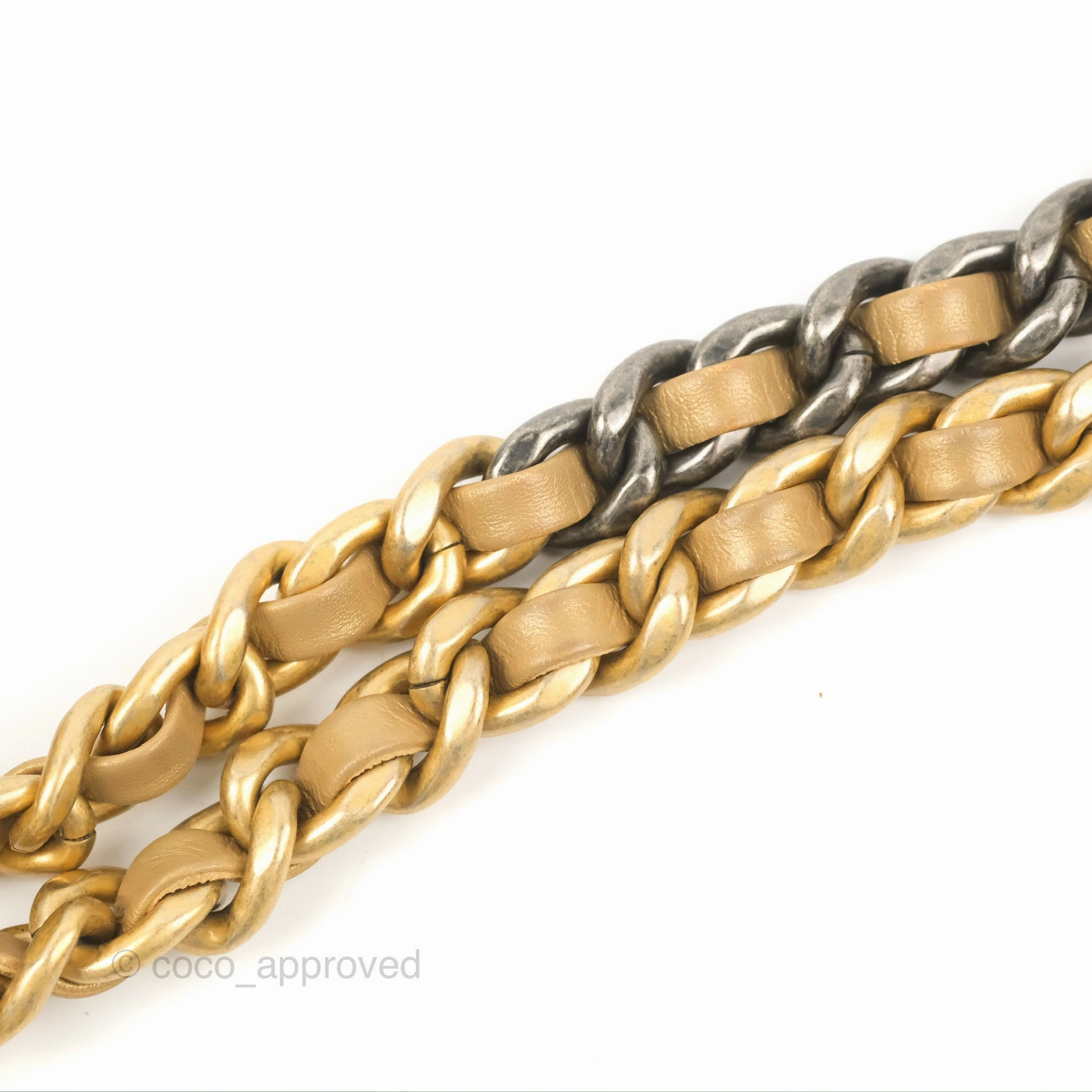 Chanel 19 Small Metallic Gold Lambskin Mixed Hardware