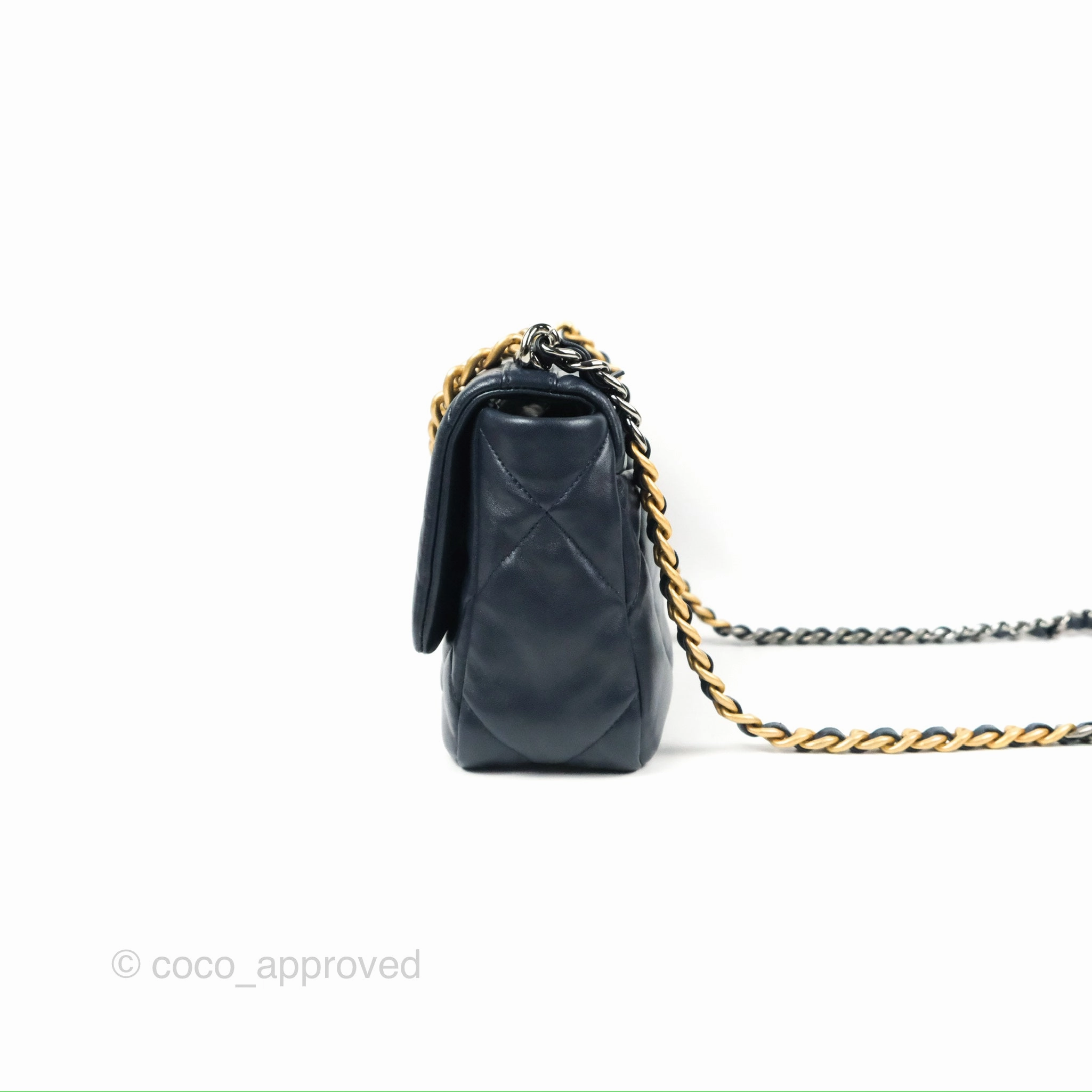 Chanel 19 Small Navy Mixed Hardware