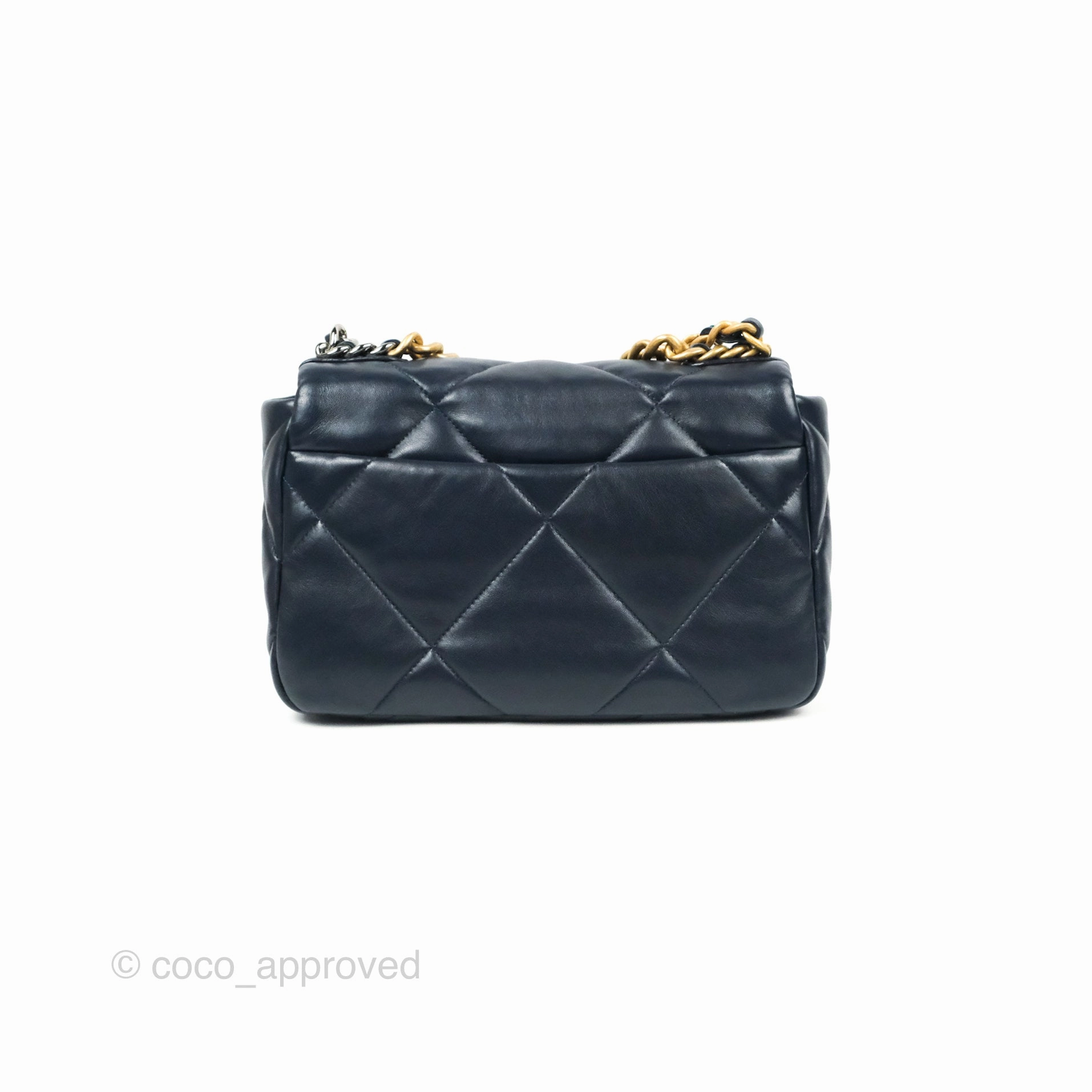 Chanel 19 Small Navy Mixed Hardware