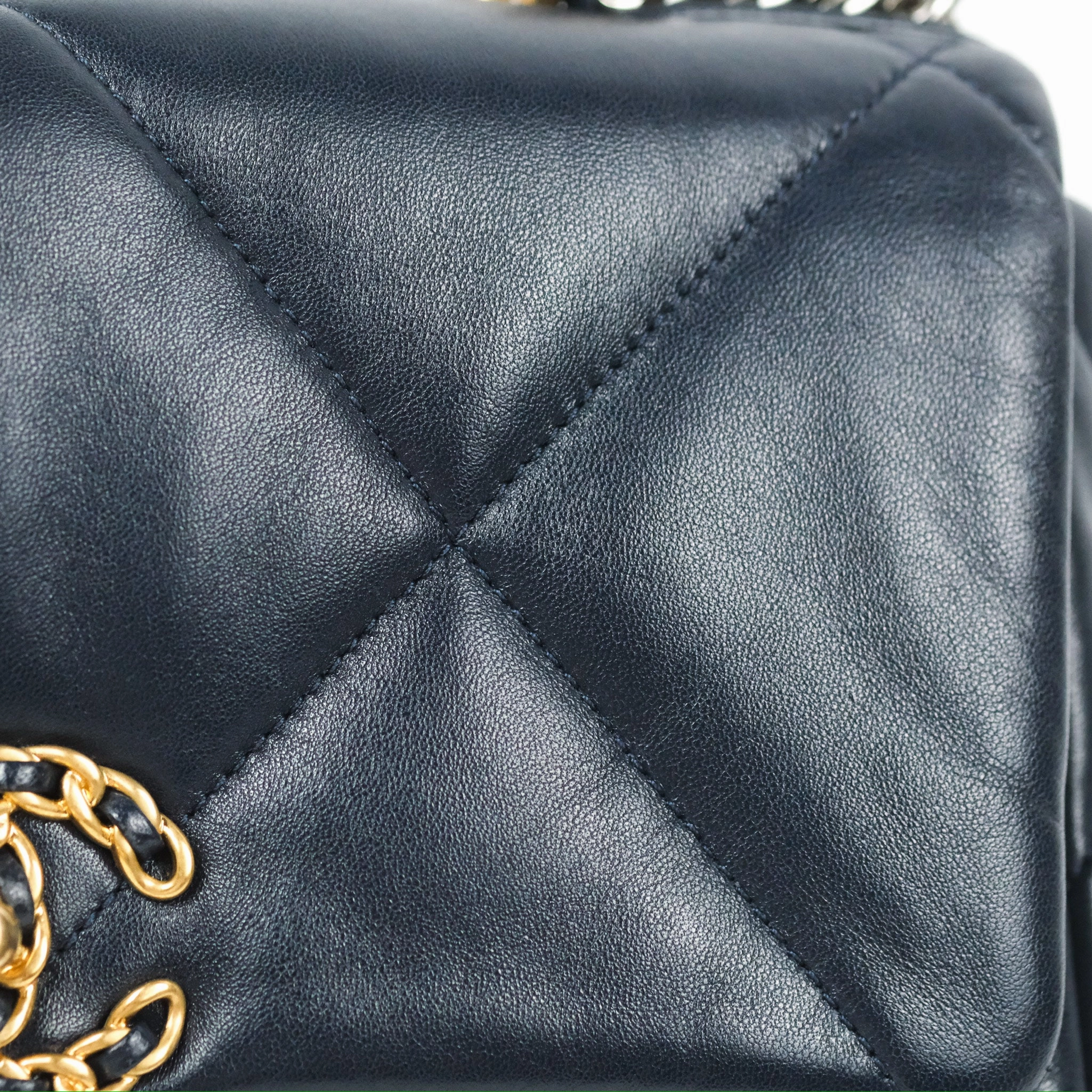 Chanel 19 Small Navy Mixed Hardware