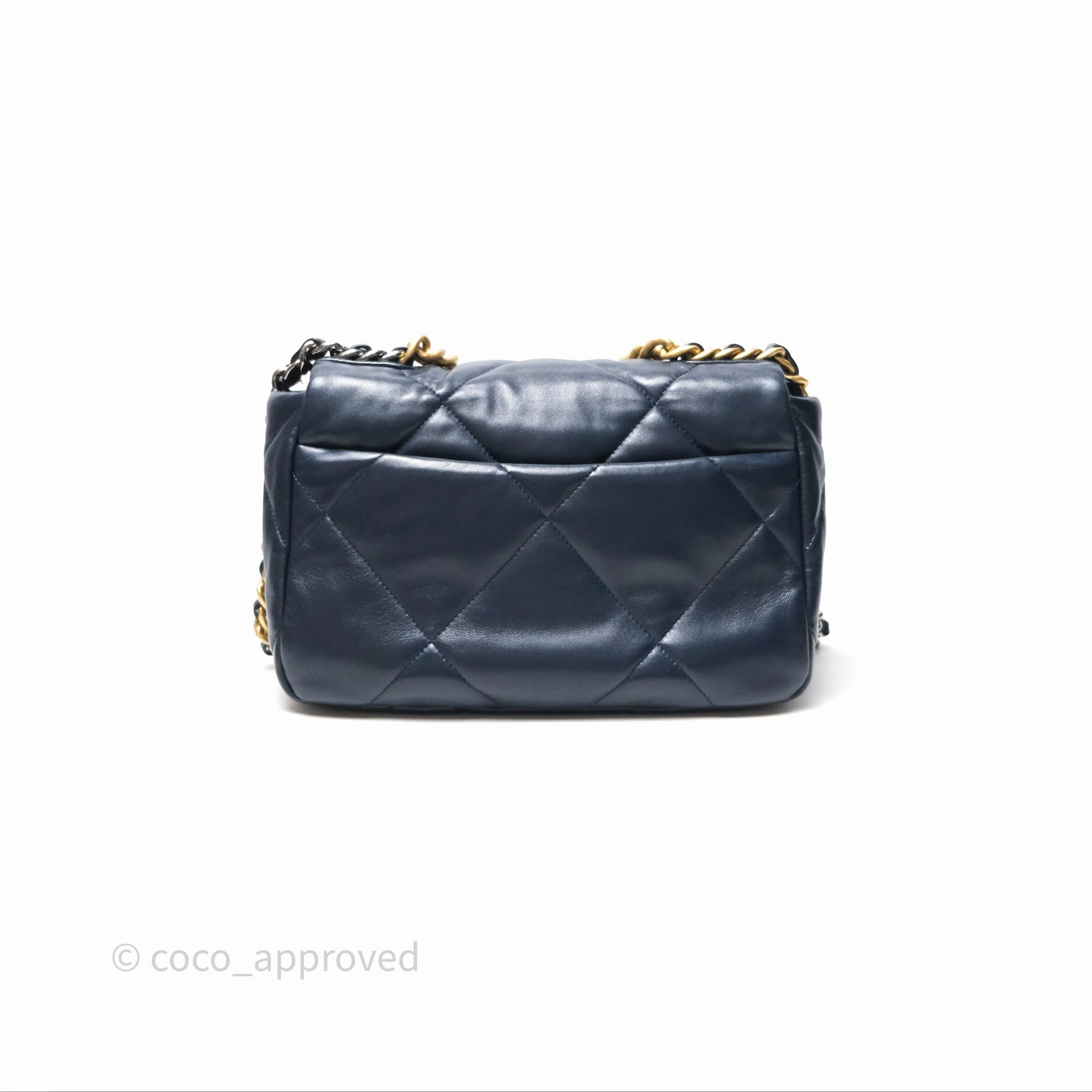 Chanel 19 Small Navy Mixed Hardware