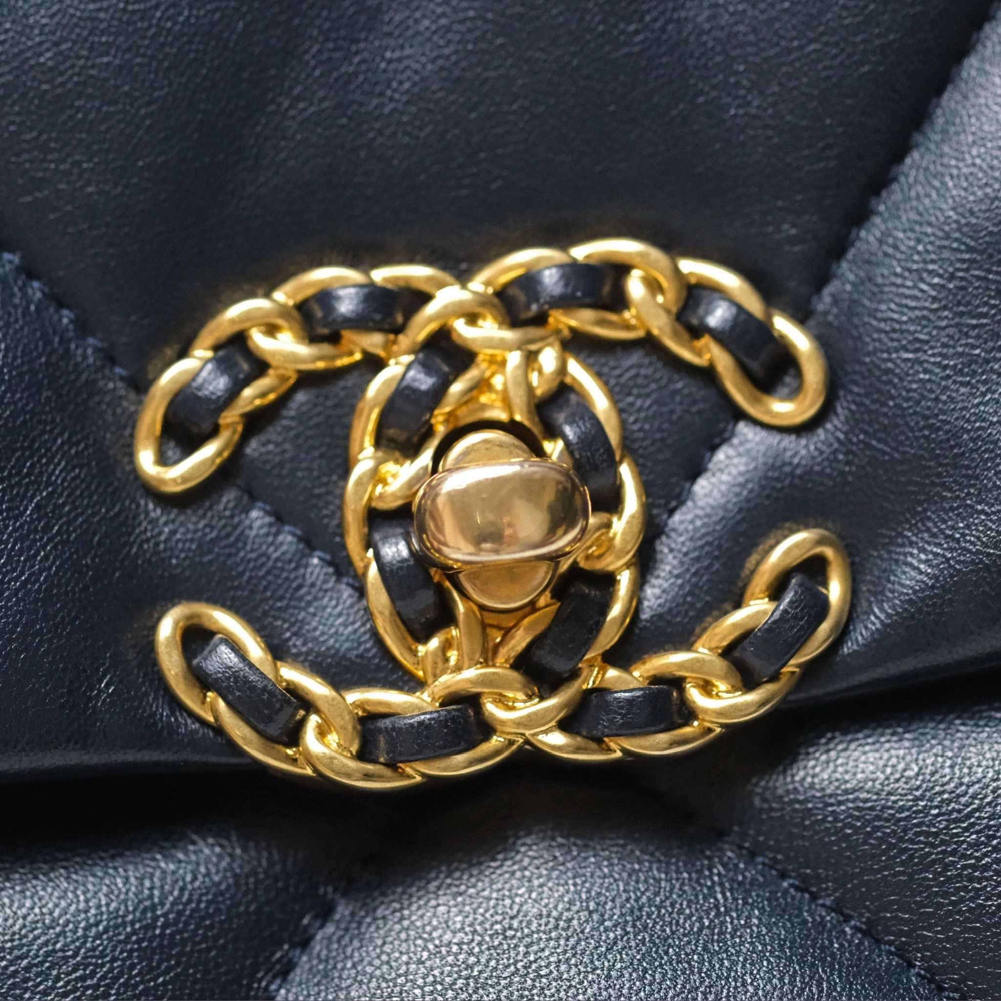 Chanel 19 Small Navy Mixed Hardware
