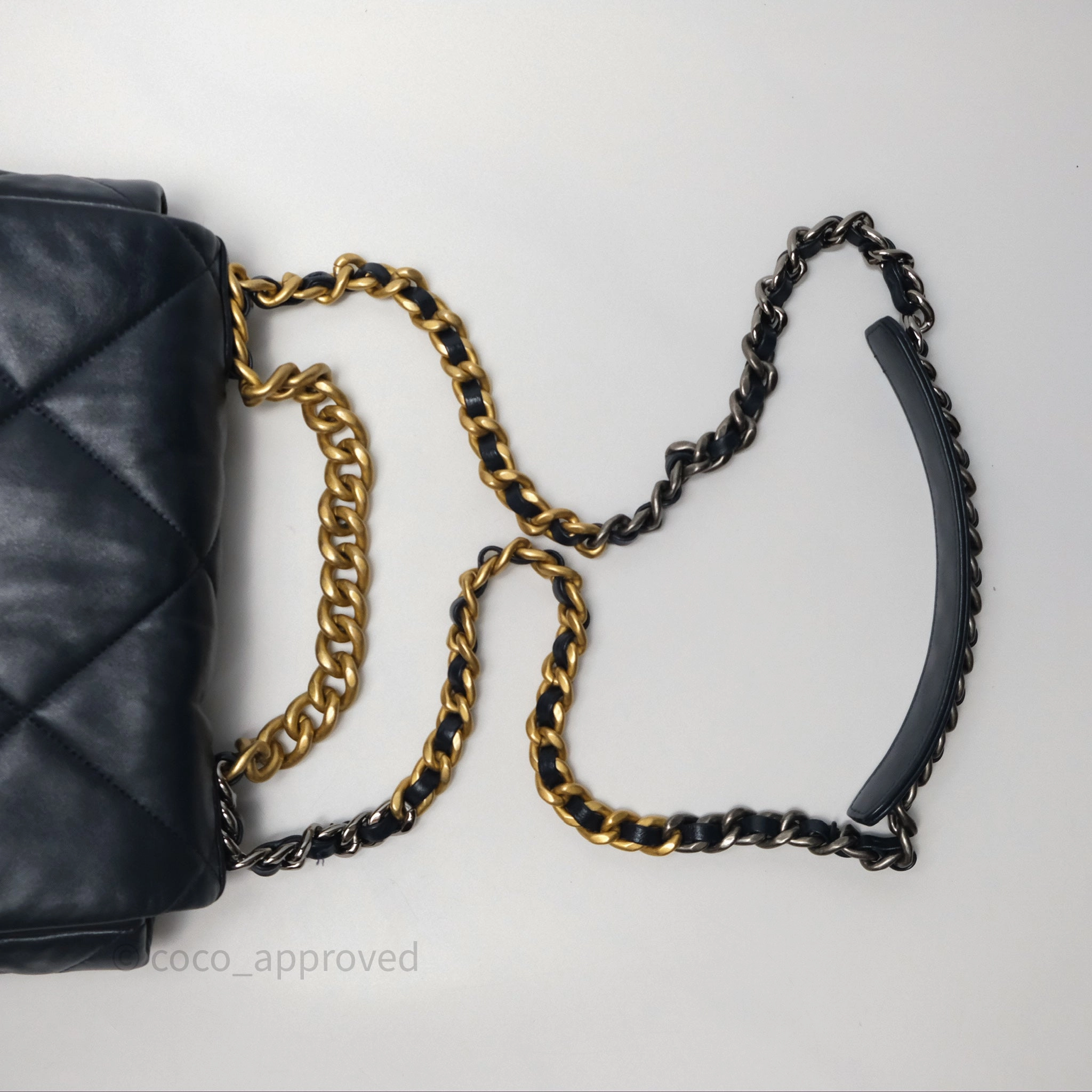Chanel 19 Small Navy Mixed Hardware