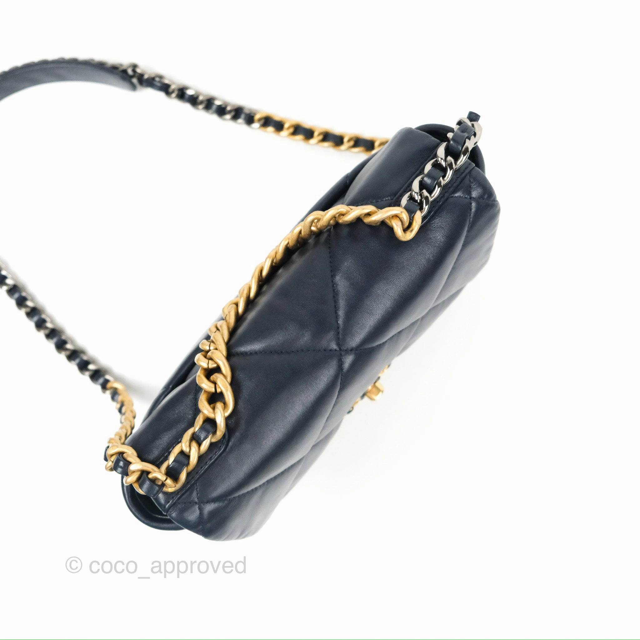Chanel 19 Small Navy Mixed Hardware